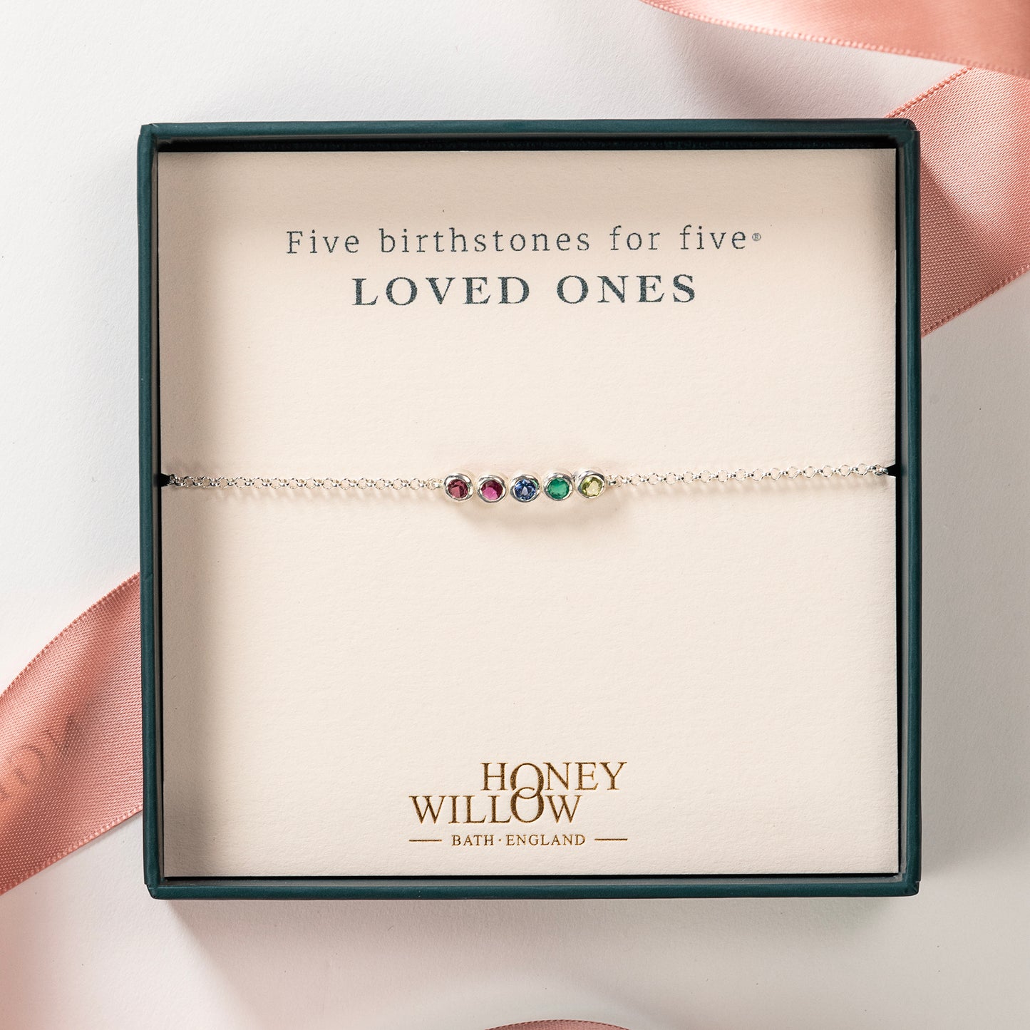 family birthstone bracelet