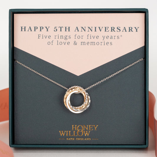 5th anniversary necklace