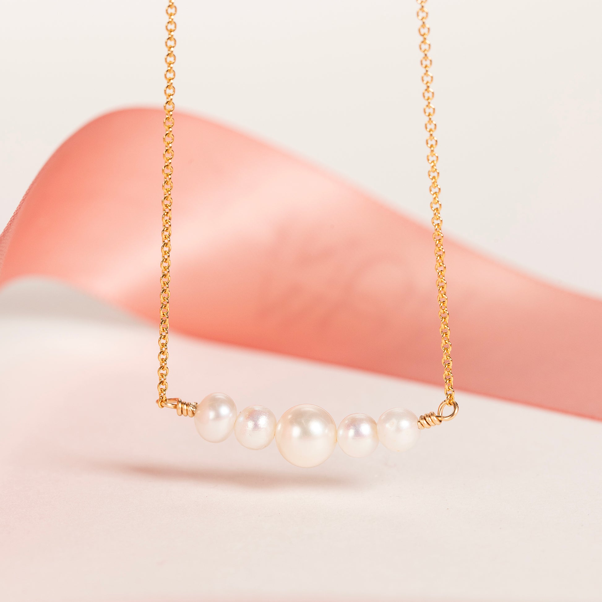 5 pearl necklace