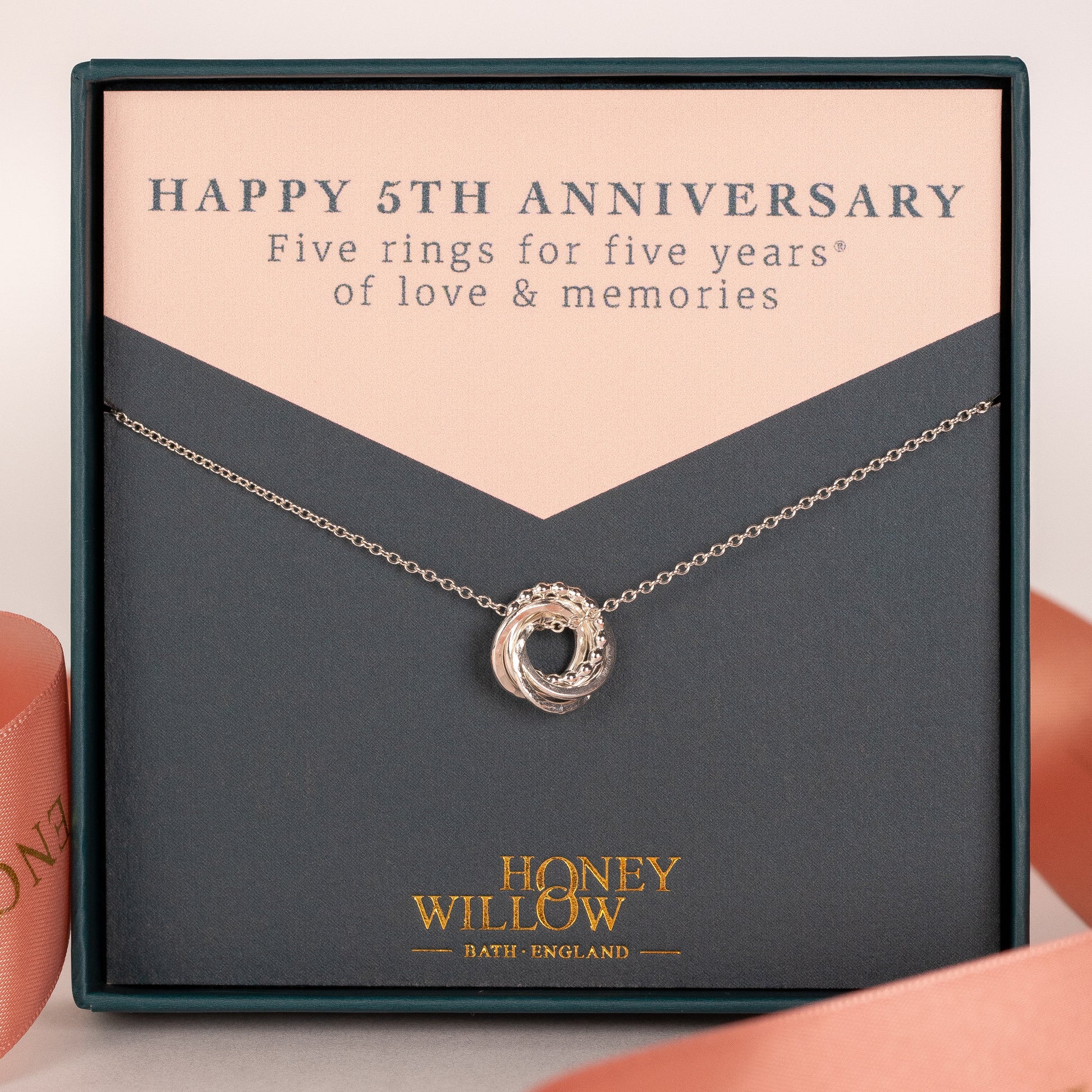 5th anniversary necklace