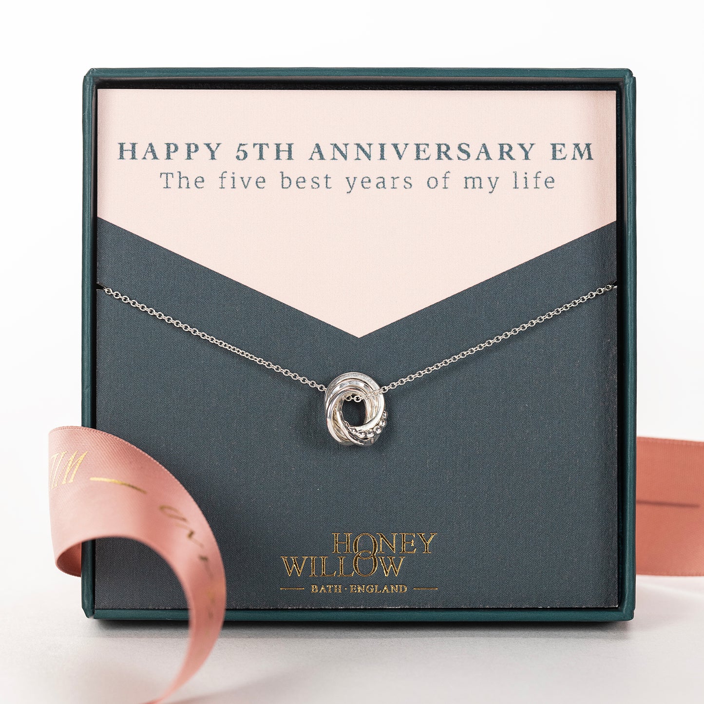 5th anniversary necklace