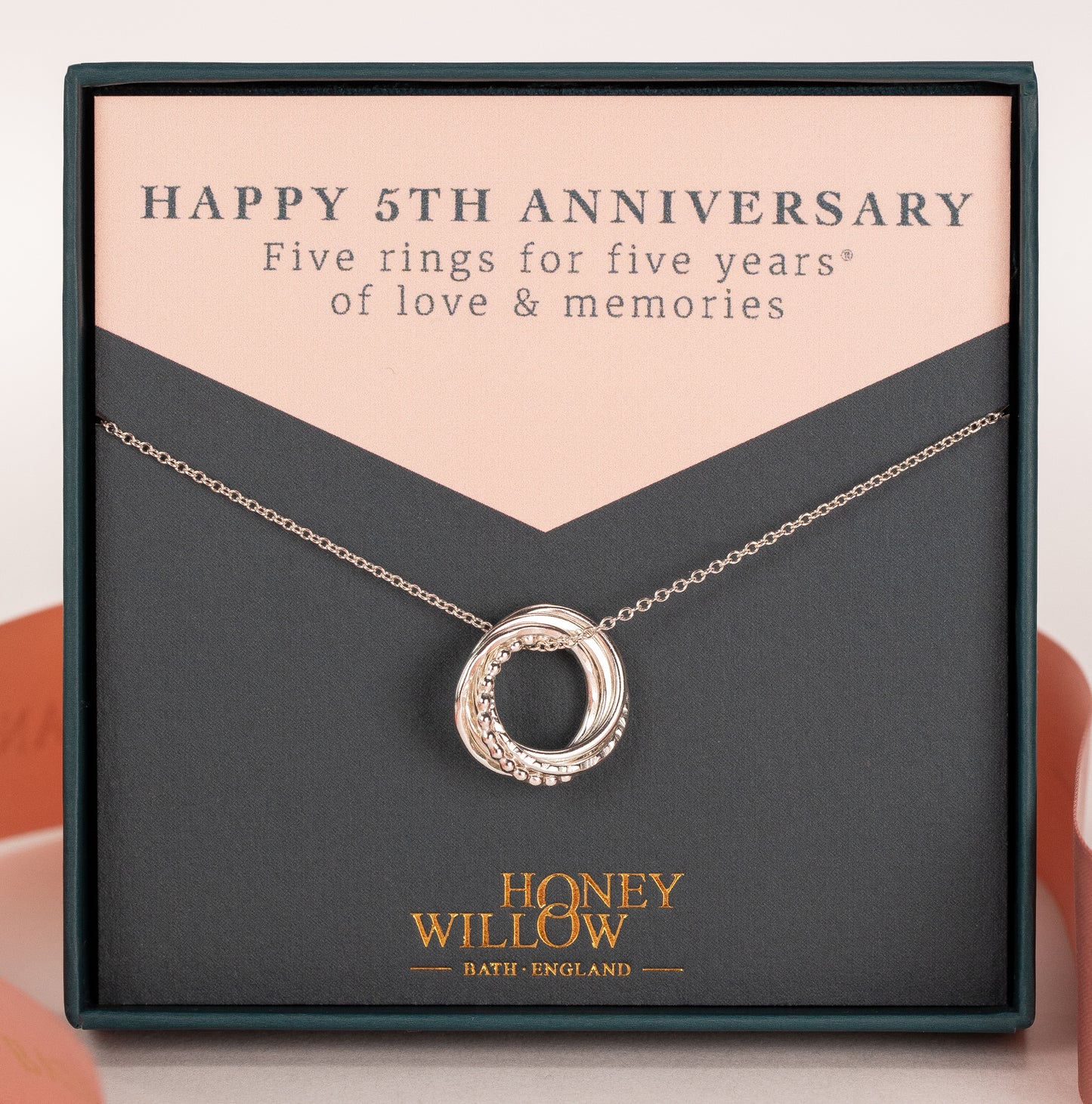 5th anniversary necklace