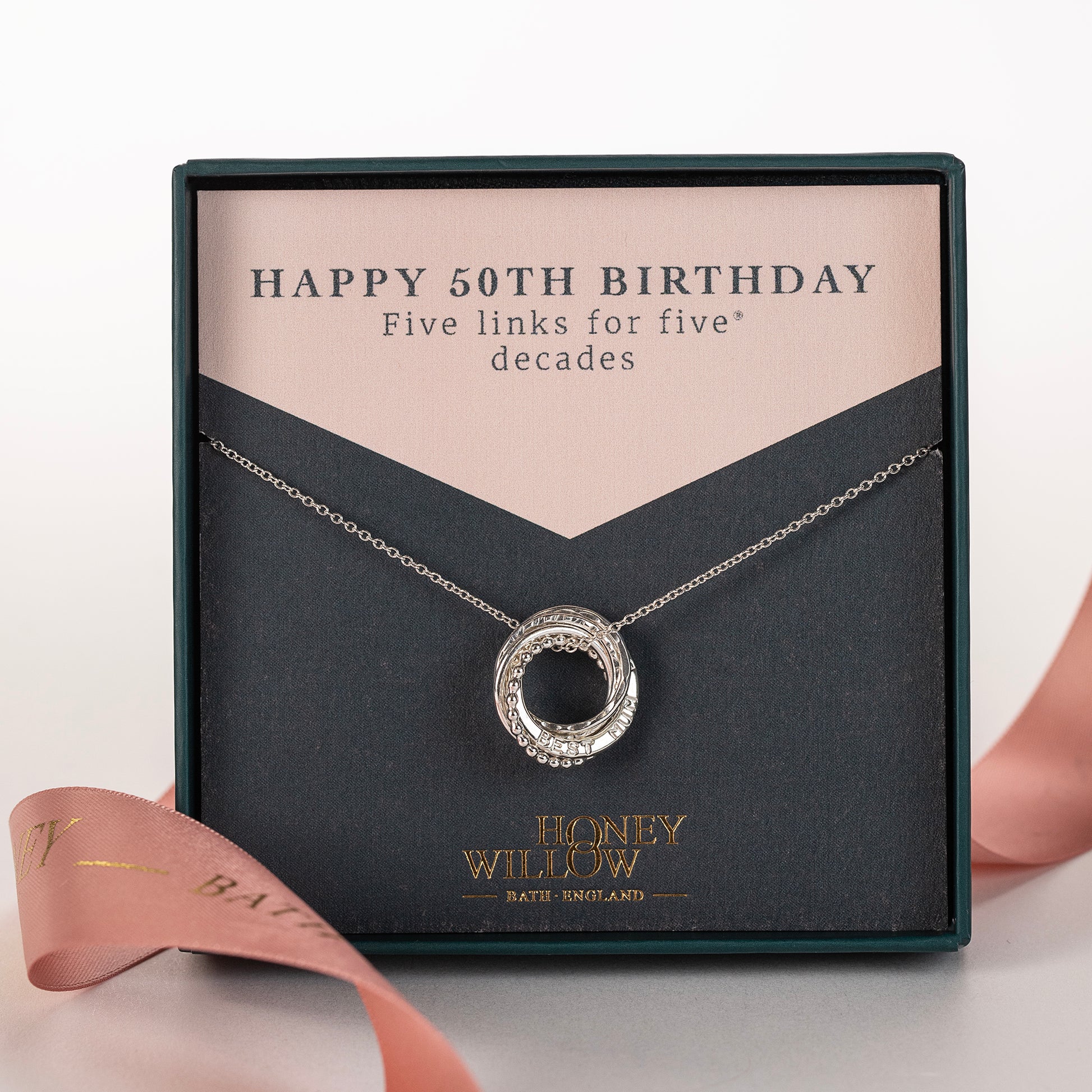 50th Birthday Jewellery For Her Birthday EFYTAL Five Decade