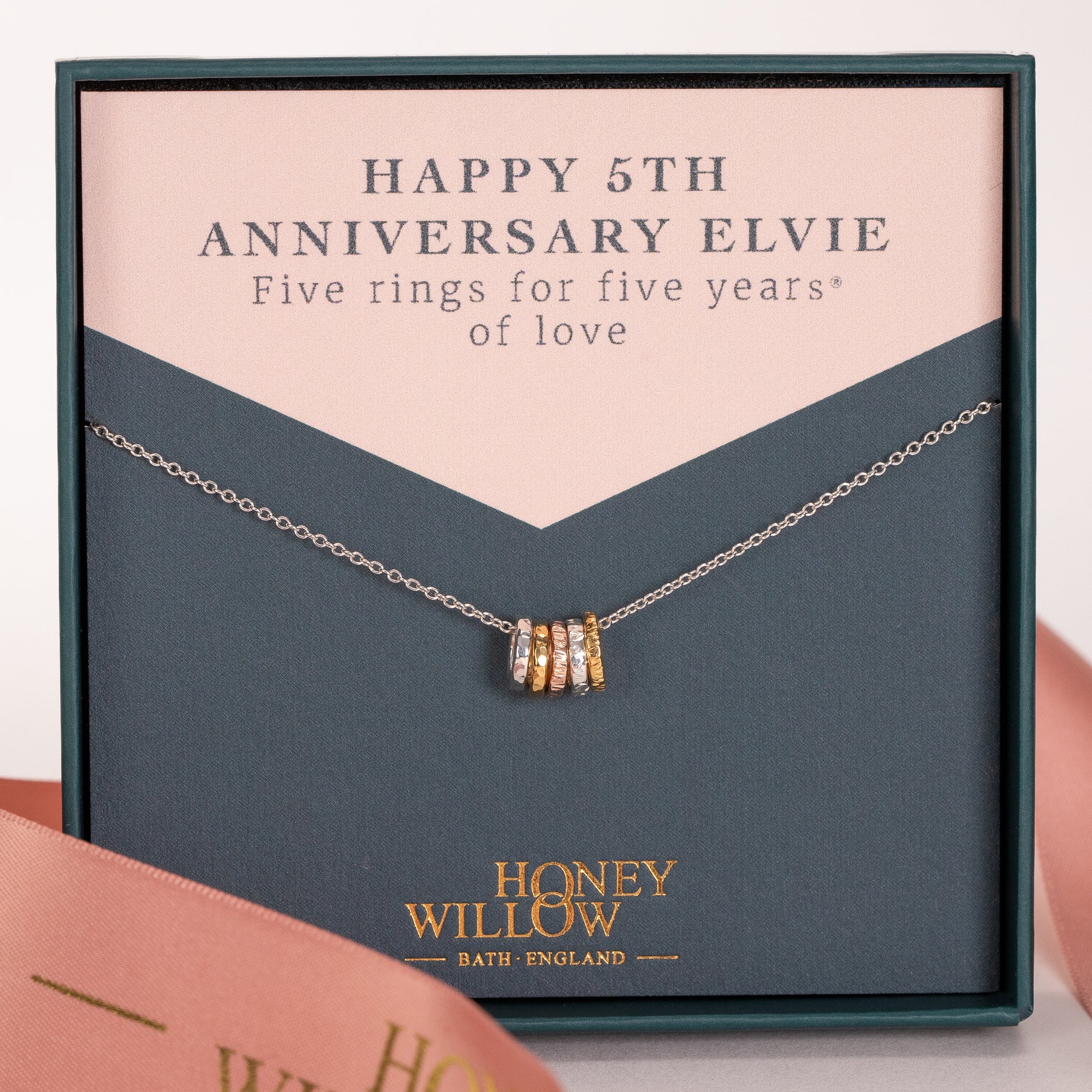 5th anniversary necklace