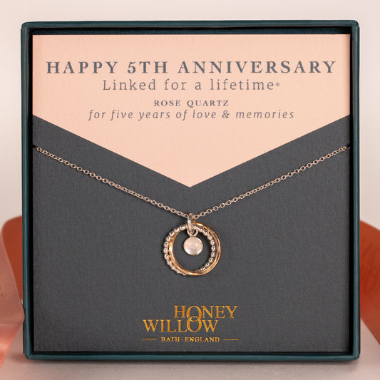 5th anniversary necklace