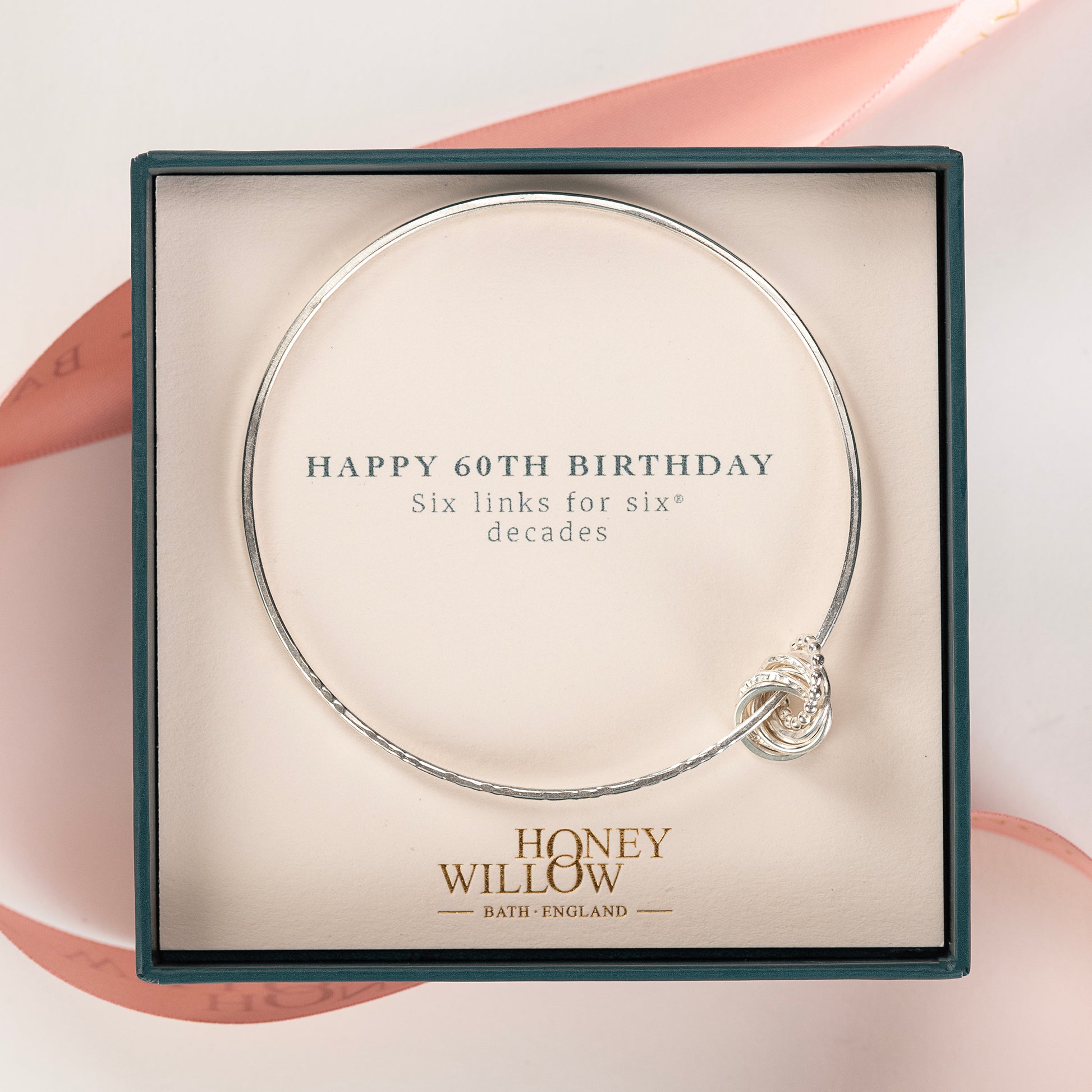 personalised 60th bangle