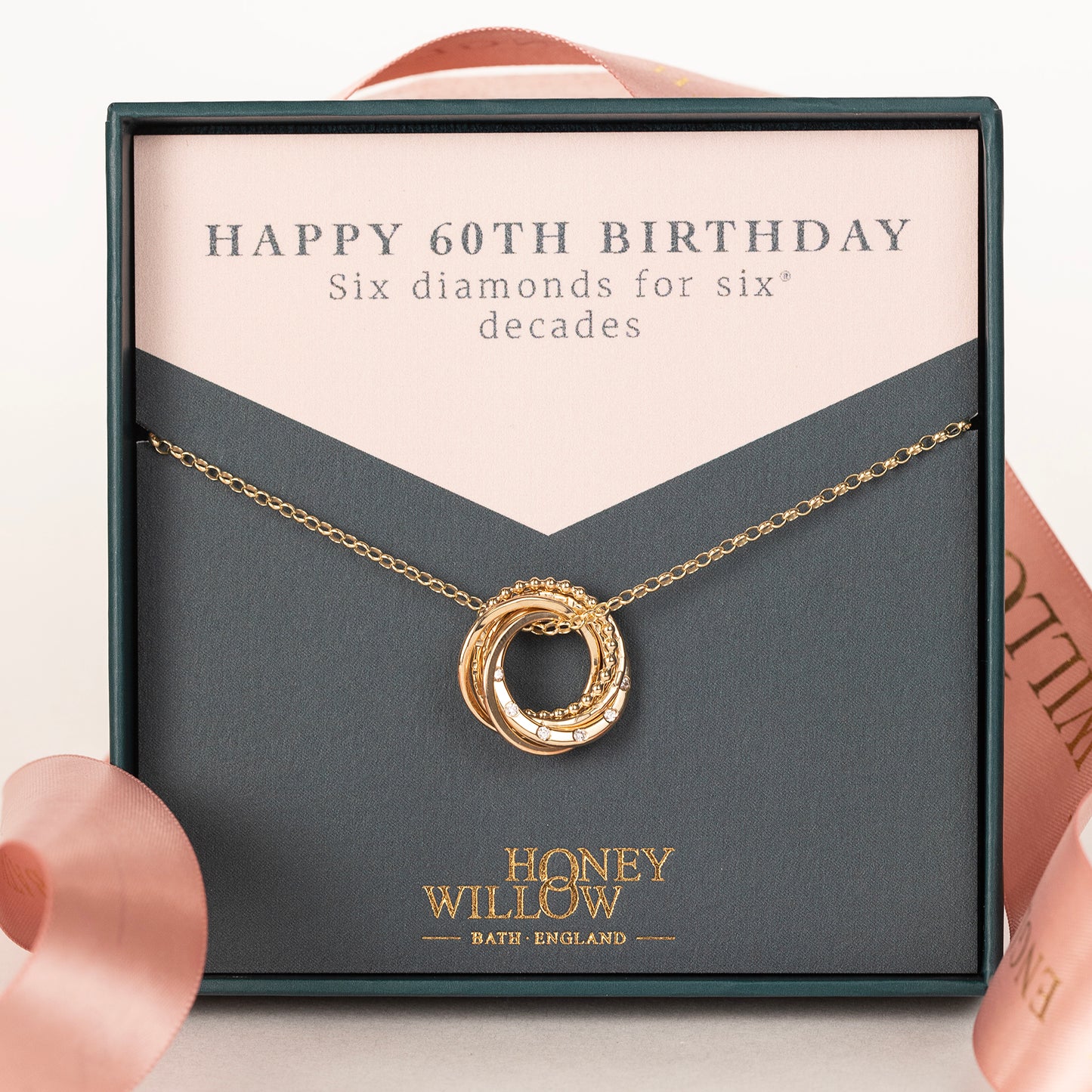 60th birthday necklace