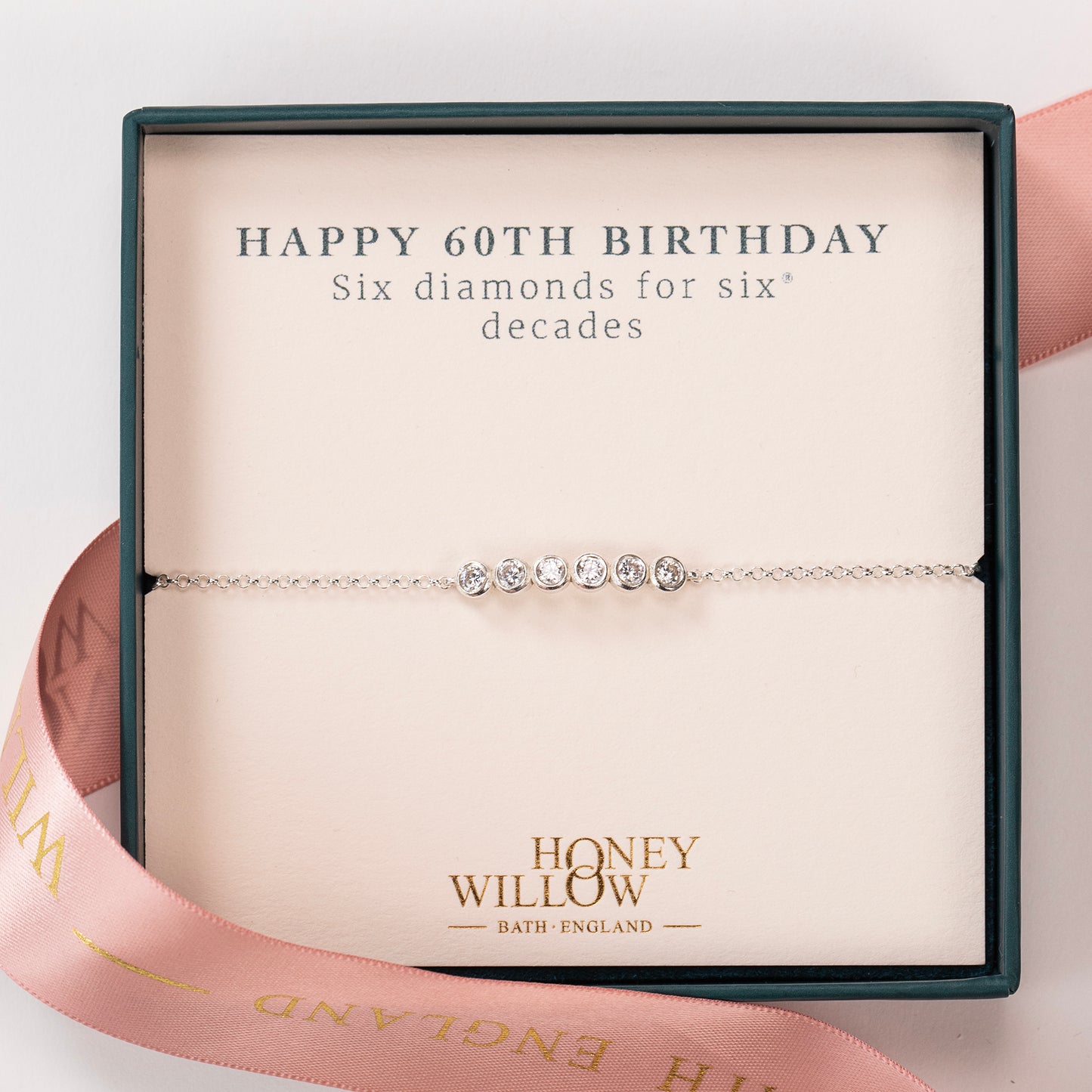 60th birthday bracelet