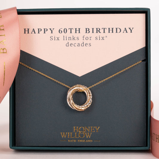 60th birthday necklace