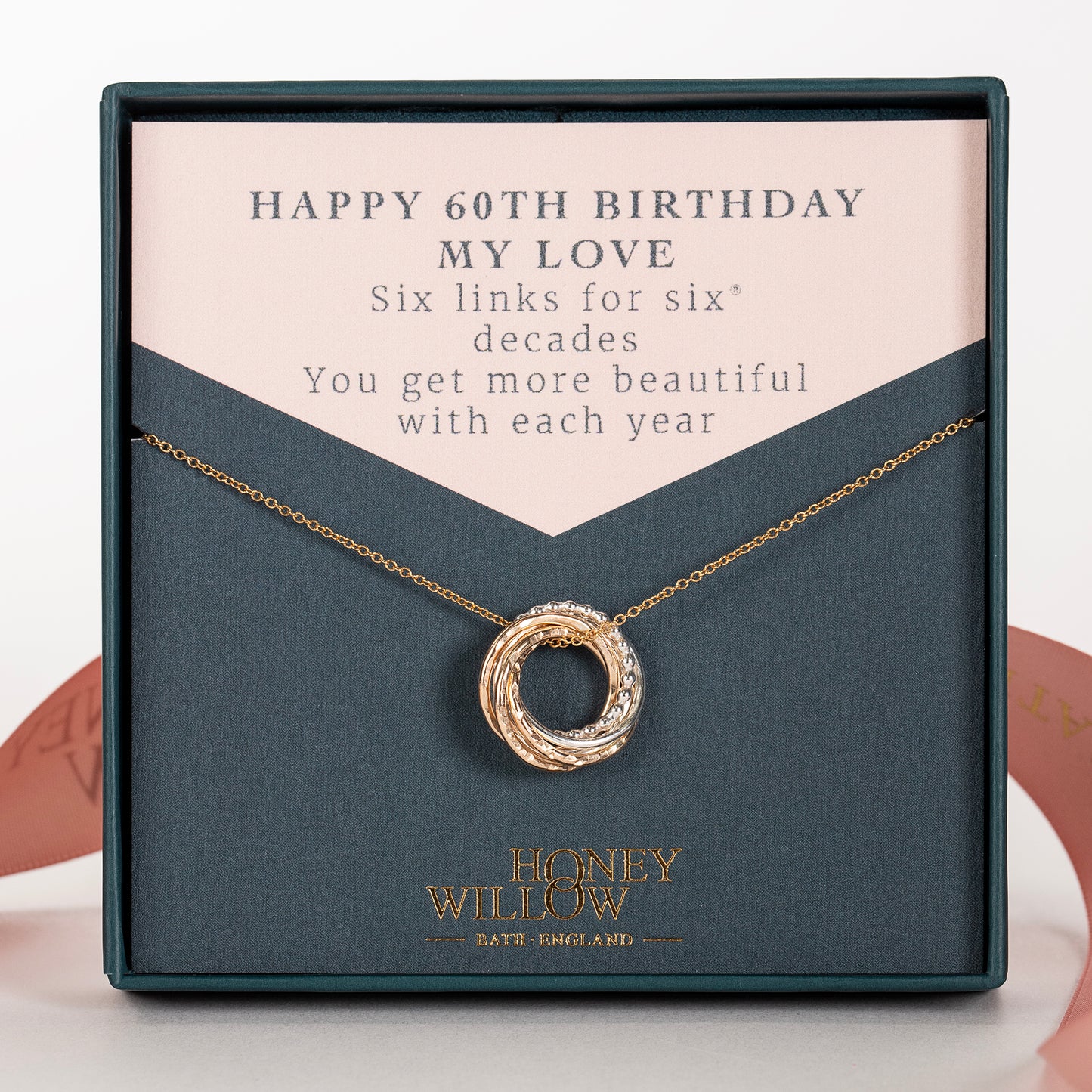 60th birthday necklace