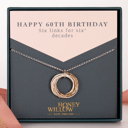 60th birthday necklace