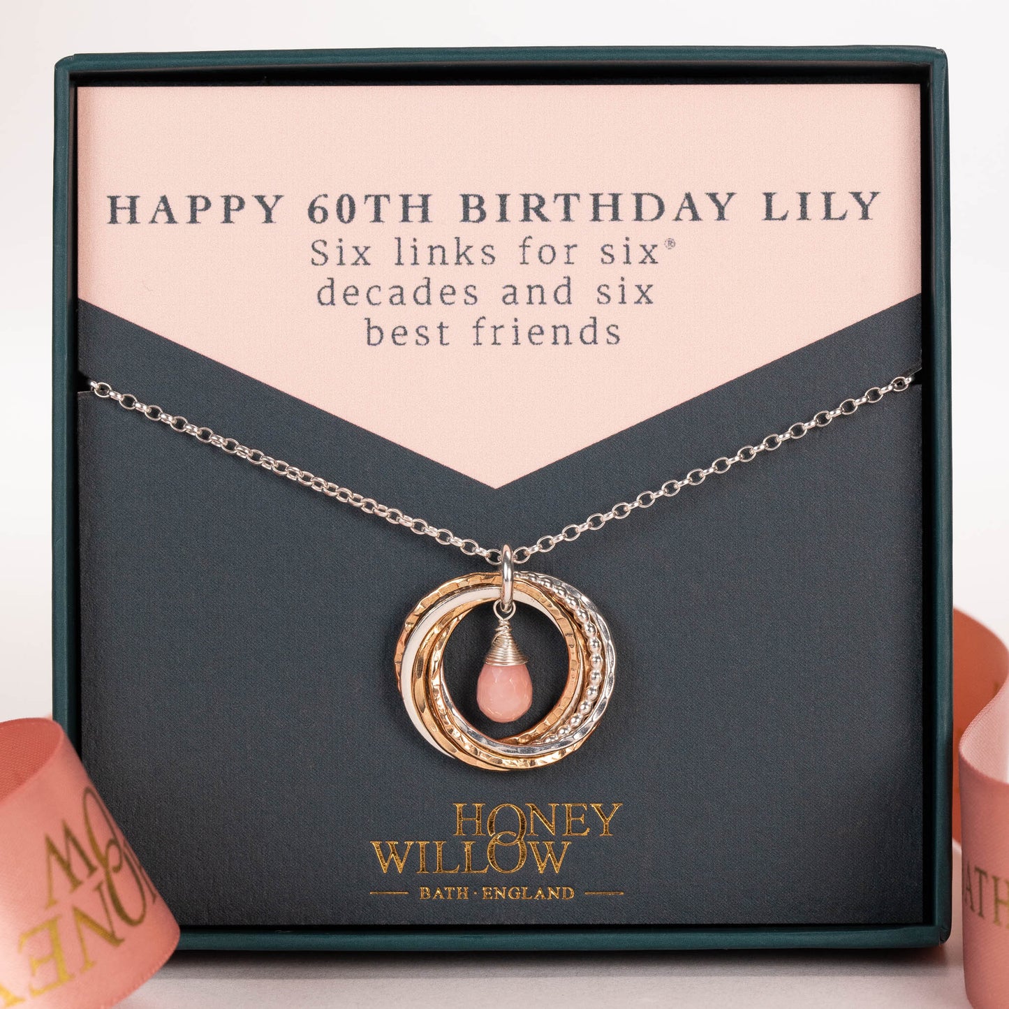 60th birthday necklace