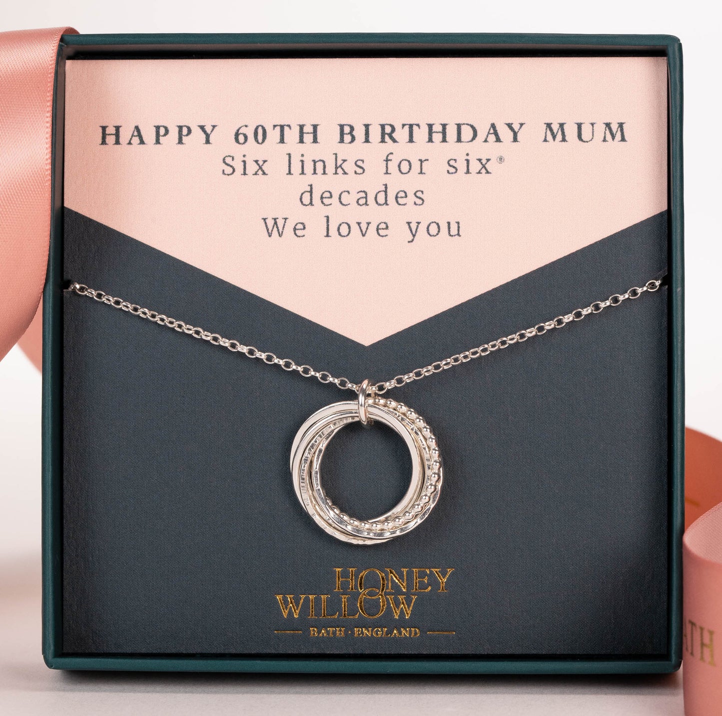 60th birthday necklace