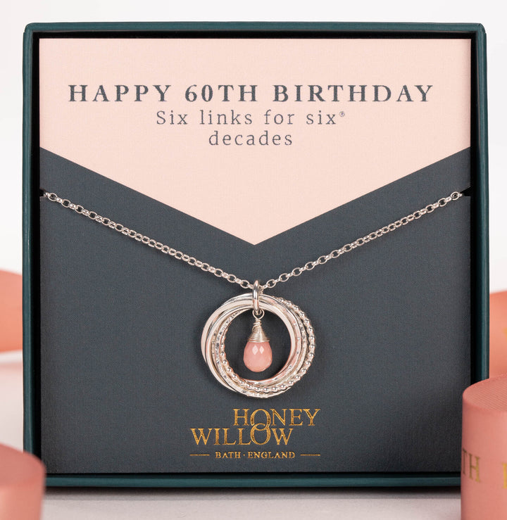 Honey willow 60th birthday necklace Clearance