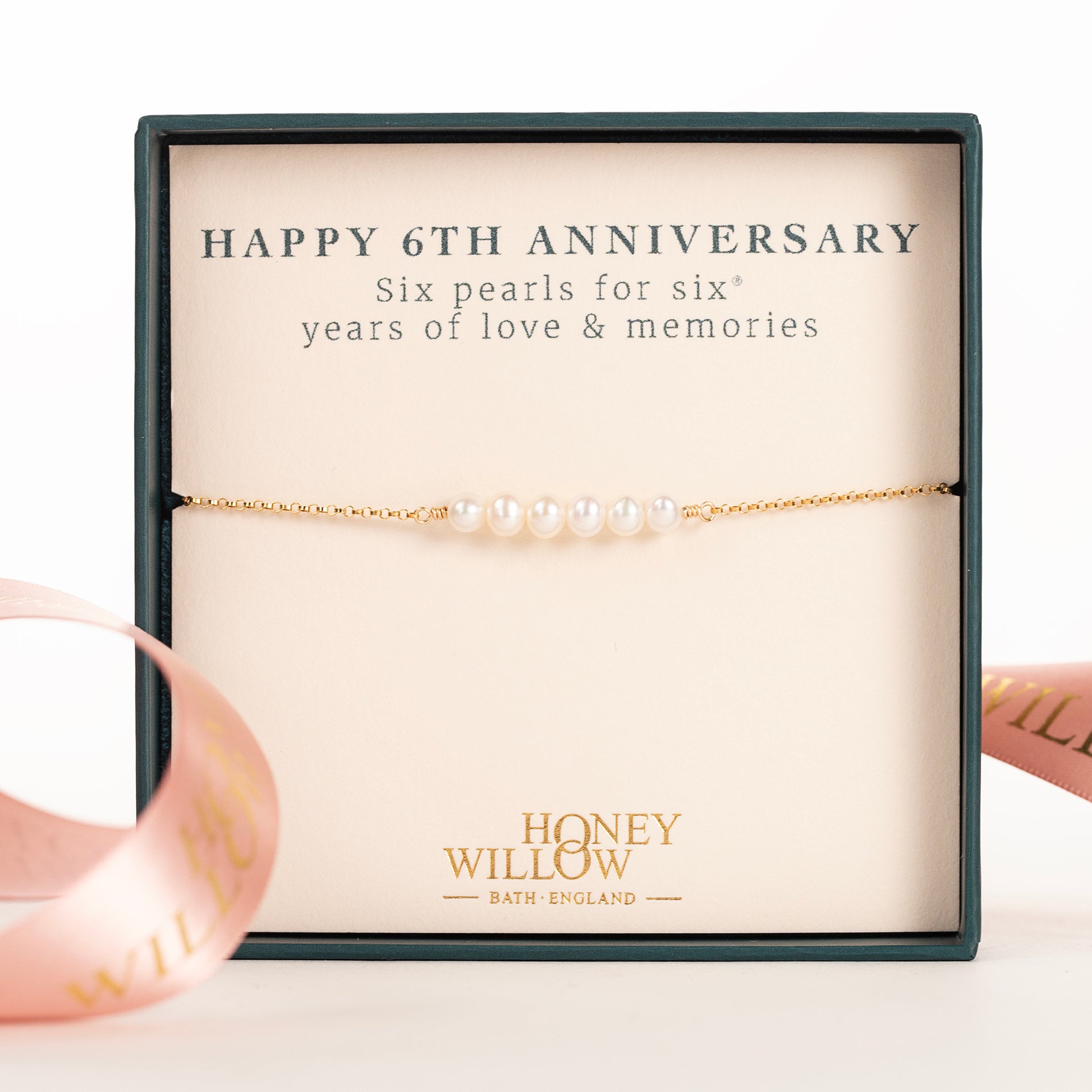 6th anniversary bracelet