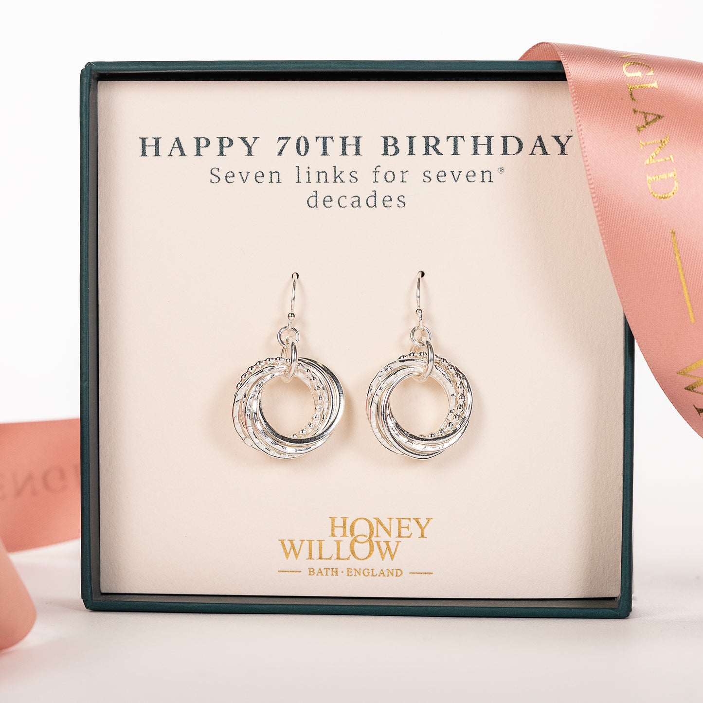 70th birthday earrings