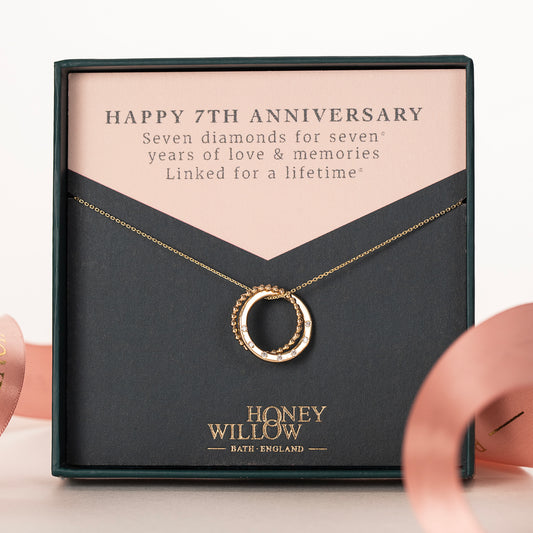 7th anniversary necklace