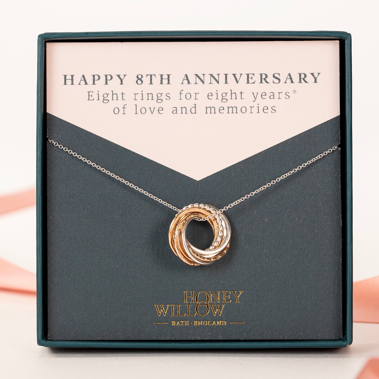 8th anniversary necklace