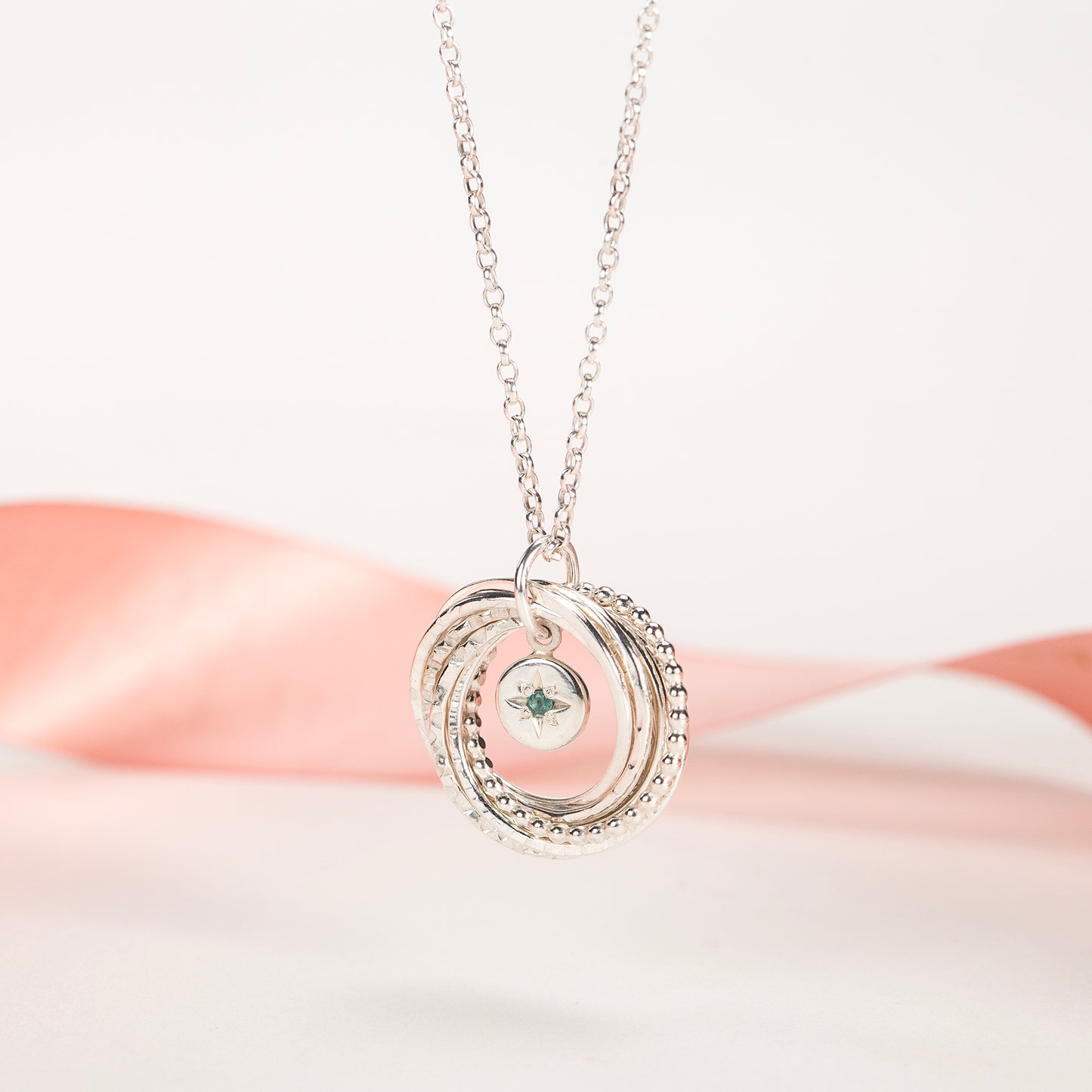 80h birthday birthstone necklace