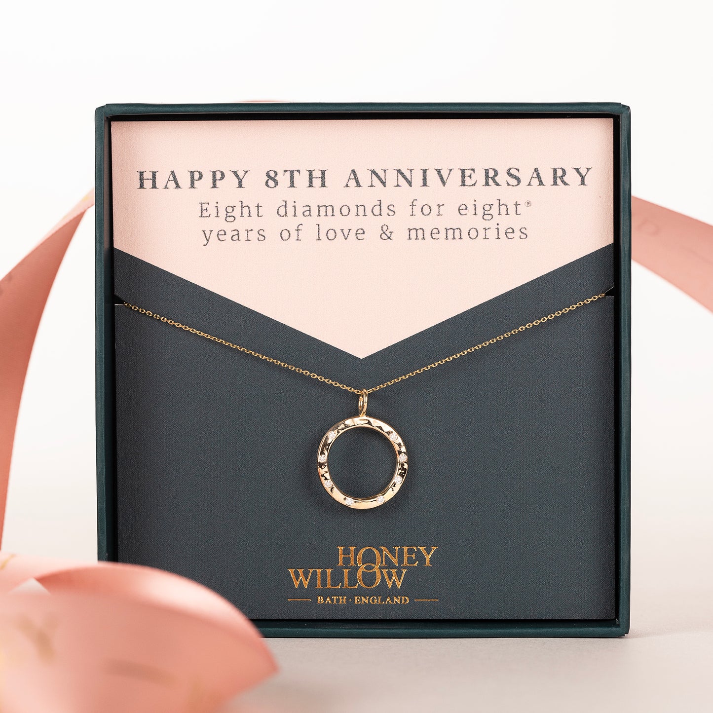 8th anniversary necklace