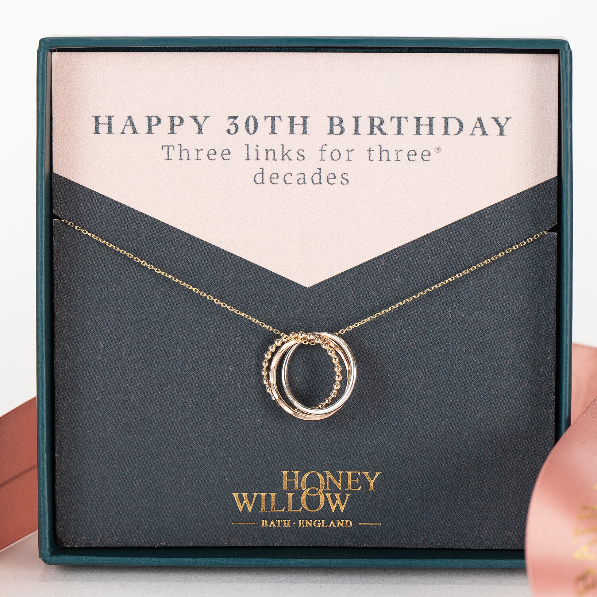 9kt 30th birthday necklace