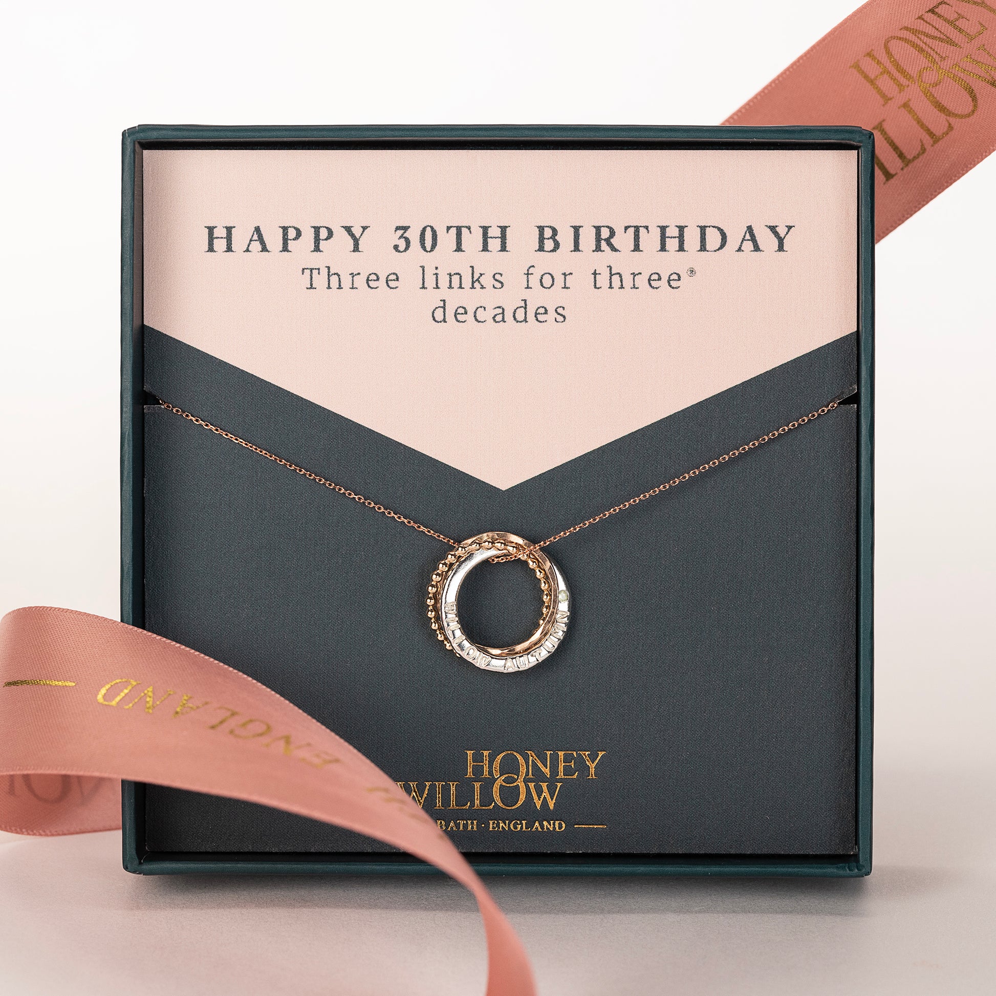 30th birthday necklace