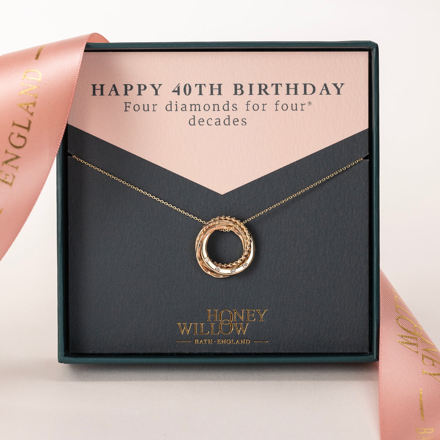 40th birthday necklace