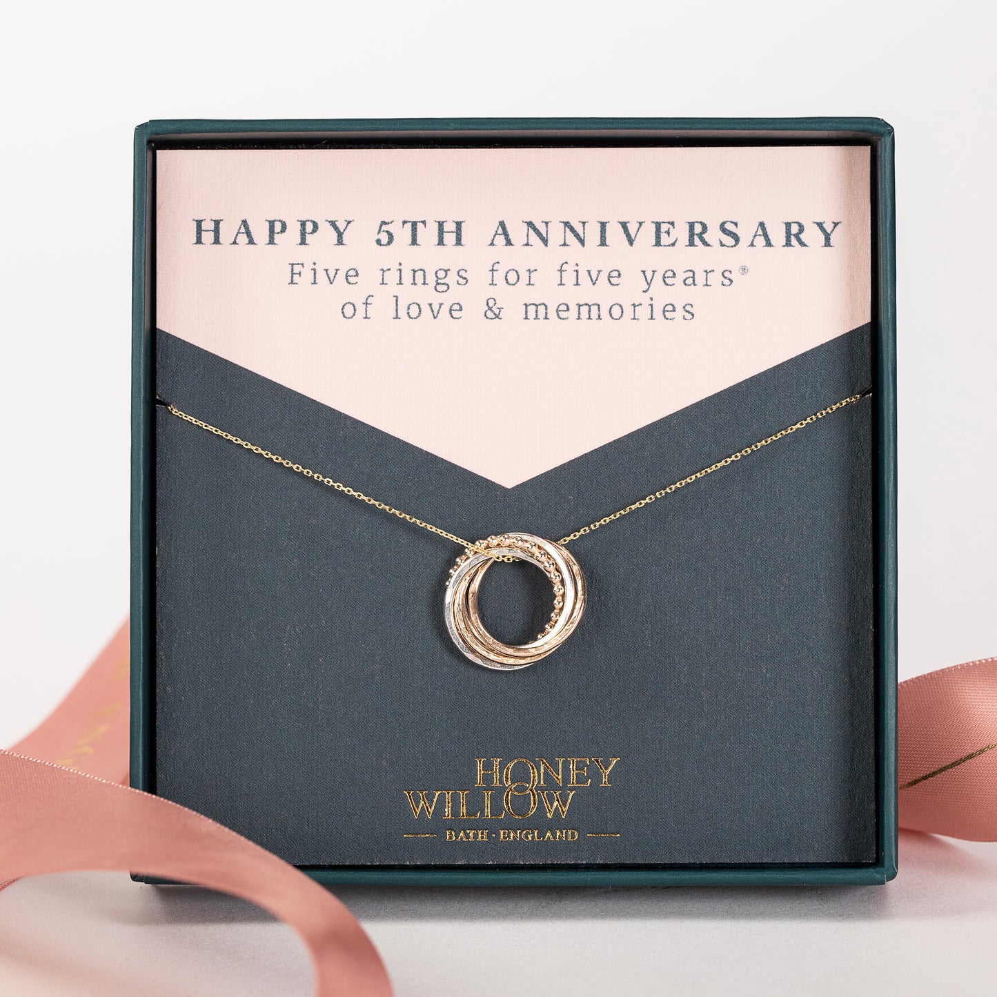 5th anniversary necklace