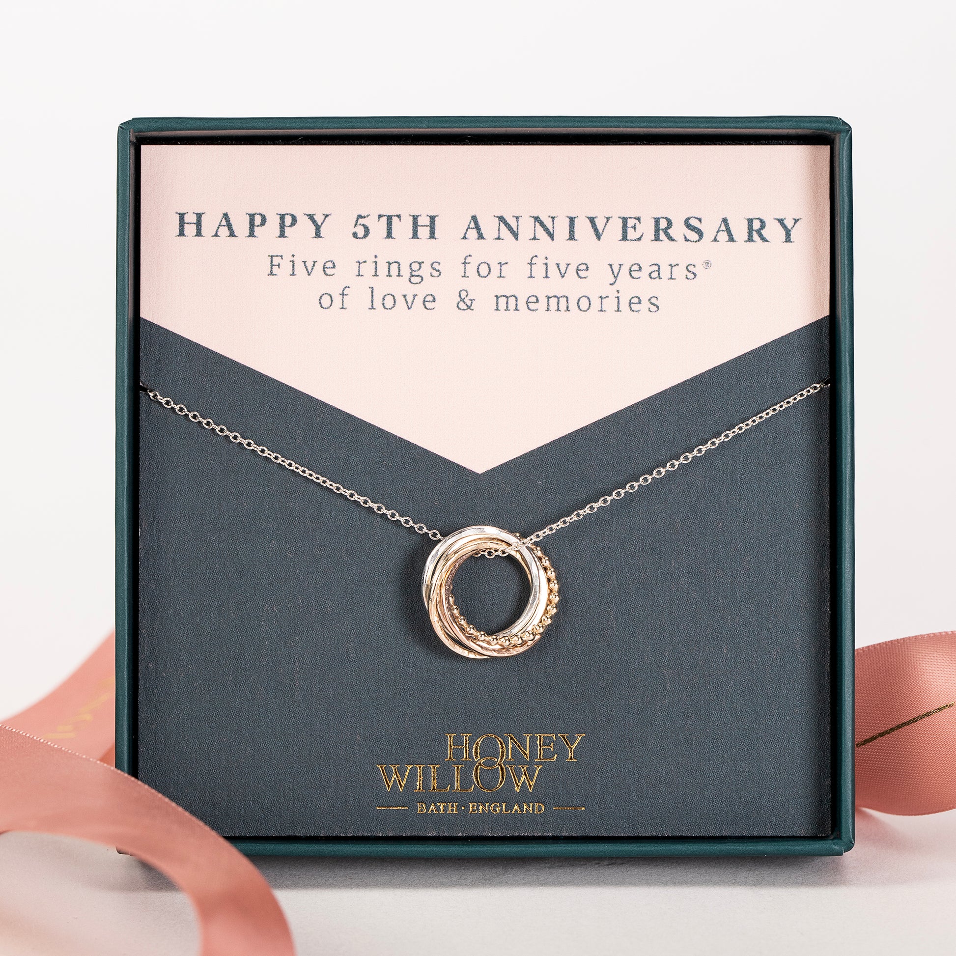 5th anniversary necklace