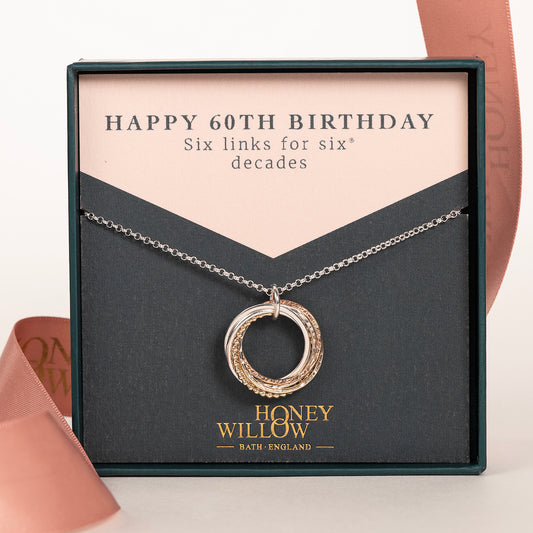 60th birthday necklace