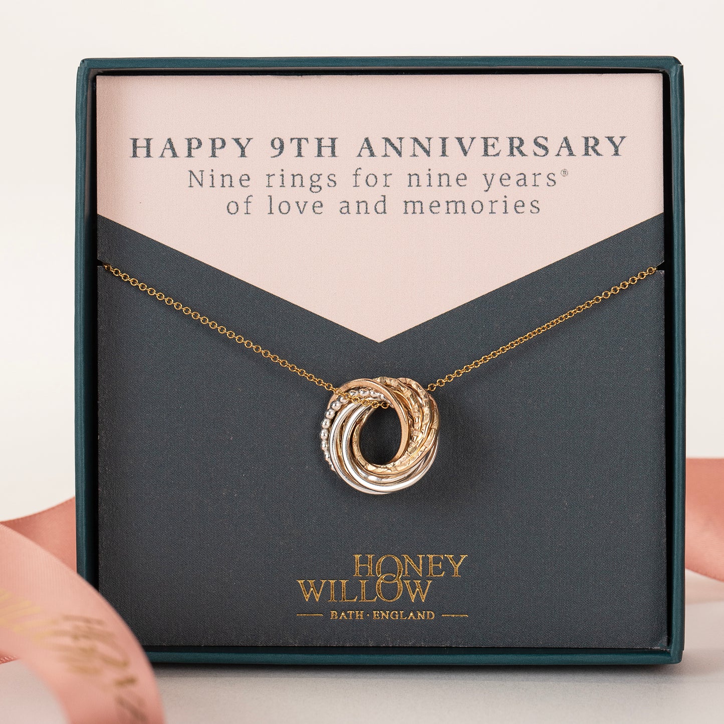 9th anniversary necklace