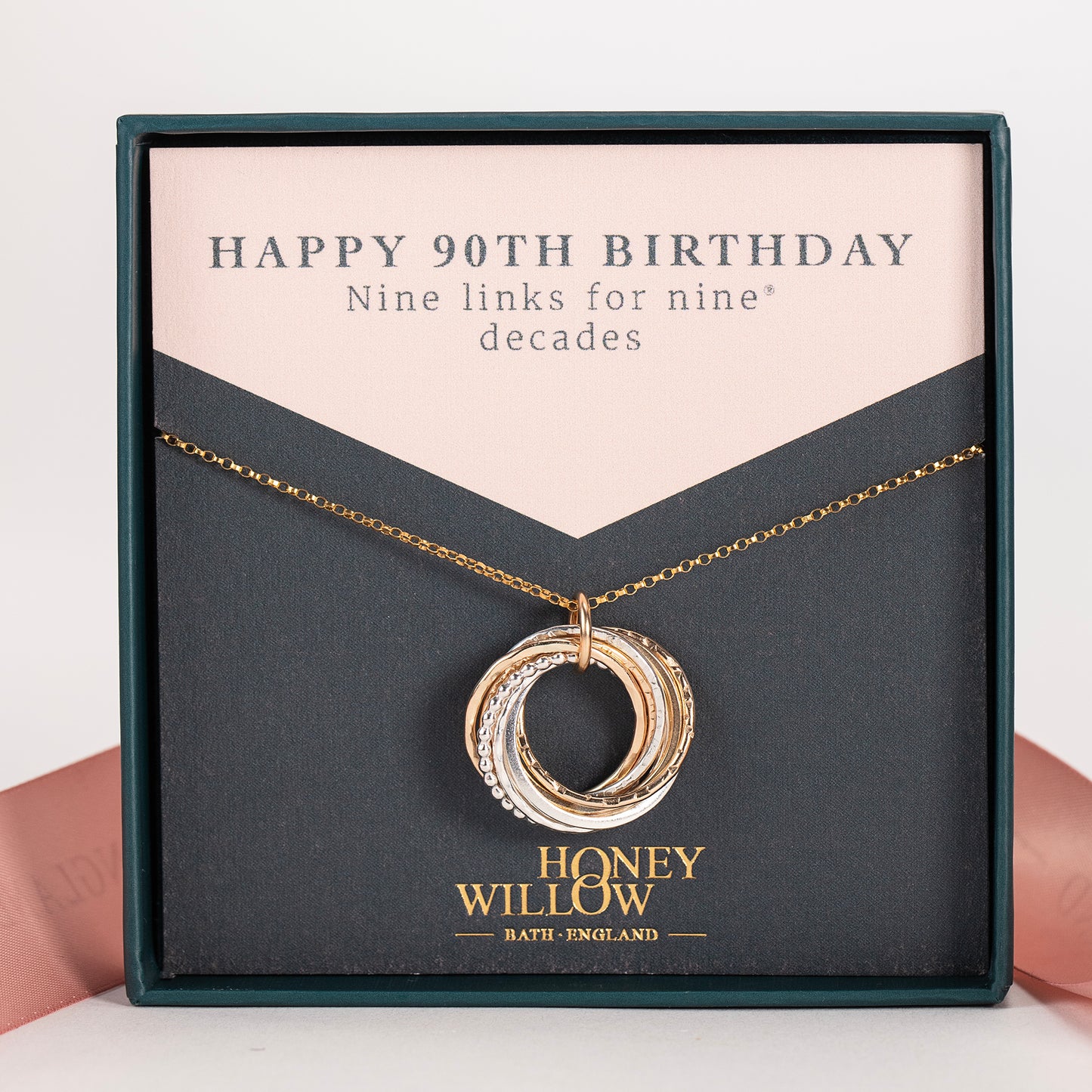 90th birthday necklace