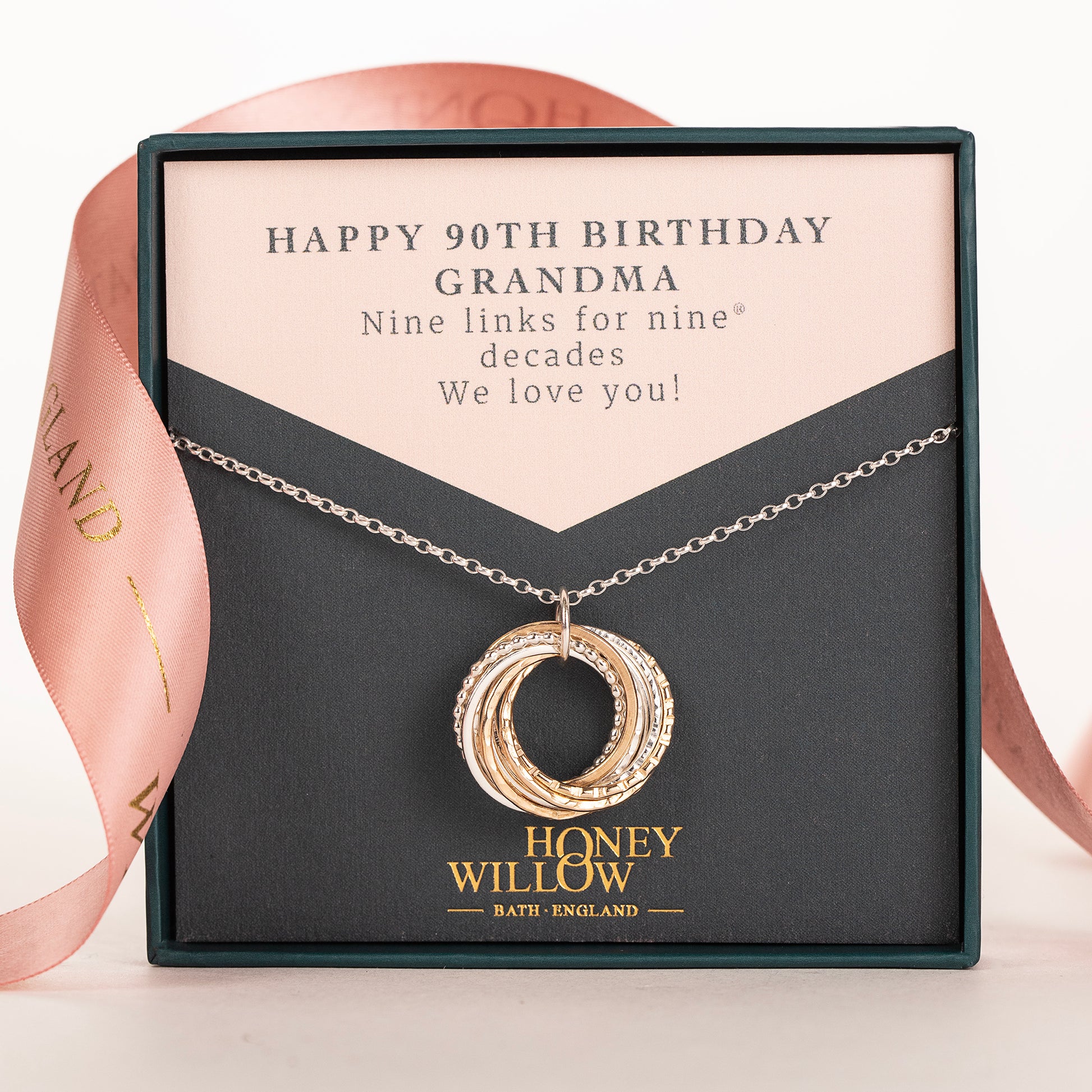 90th birthday necklace