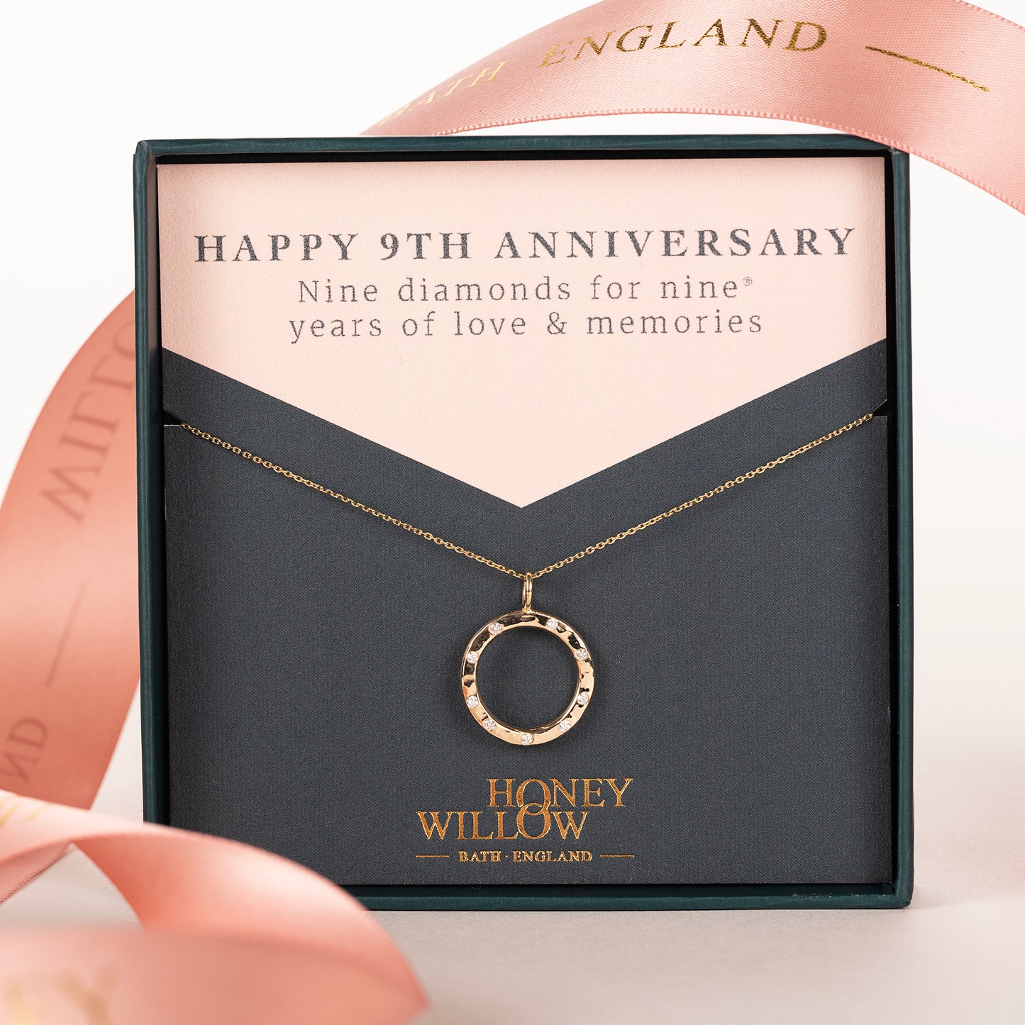 9th anniversary necklace