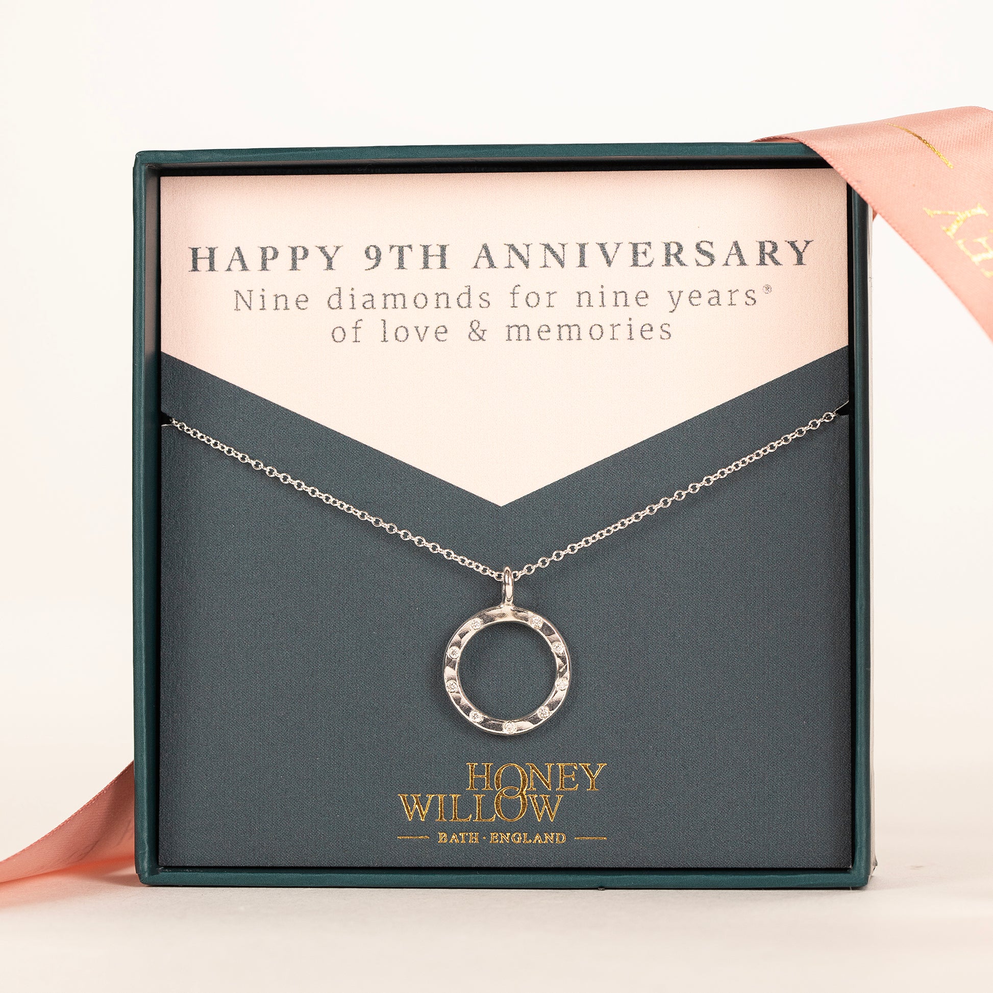 9th anniversary necklace