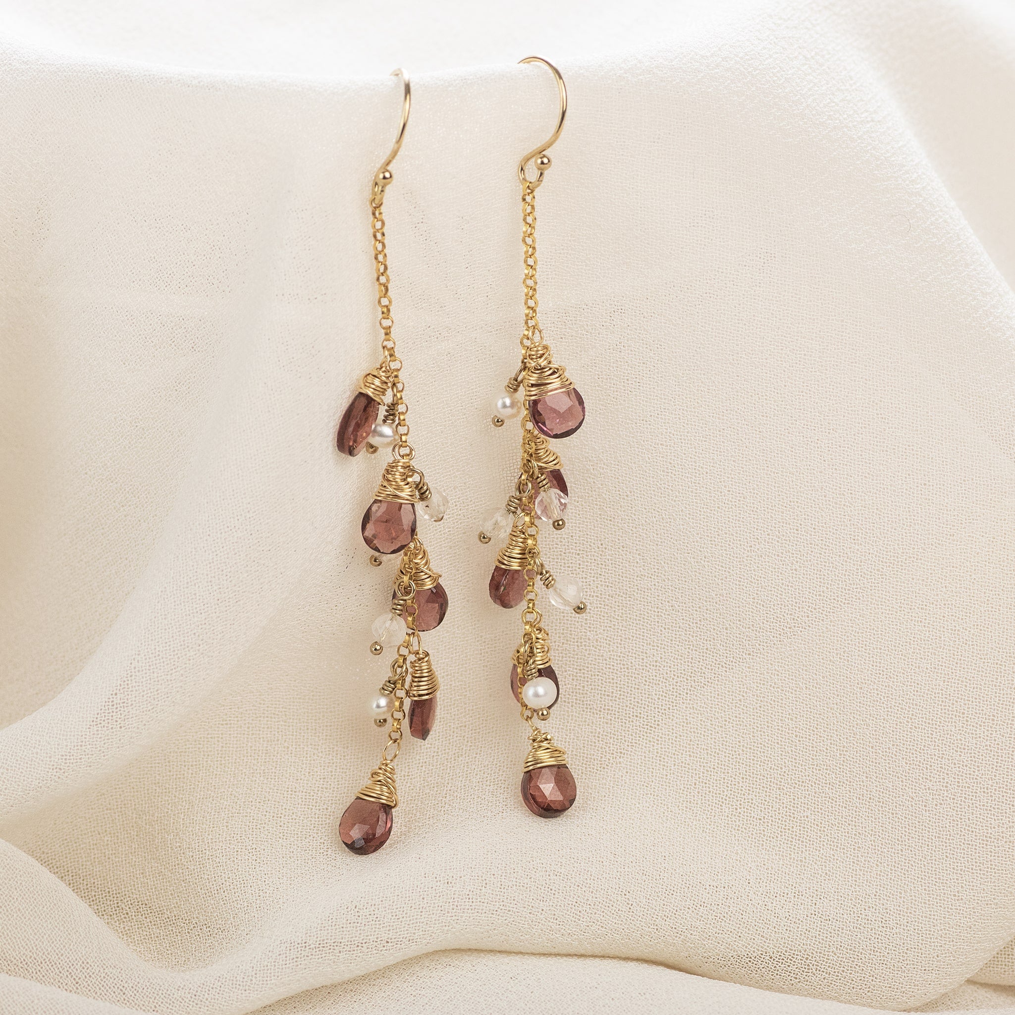 Multicolor Gemstone Dangle Earrings, 14K Yellow Gold | Gemstone Jewelry  Stores Long Island – Fortunoff Fine Jewelry