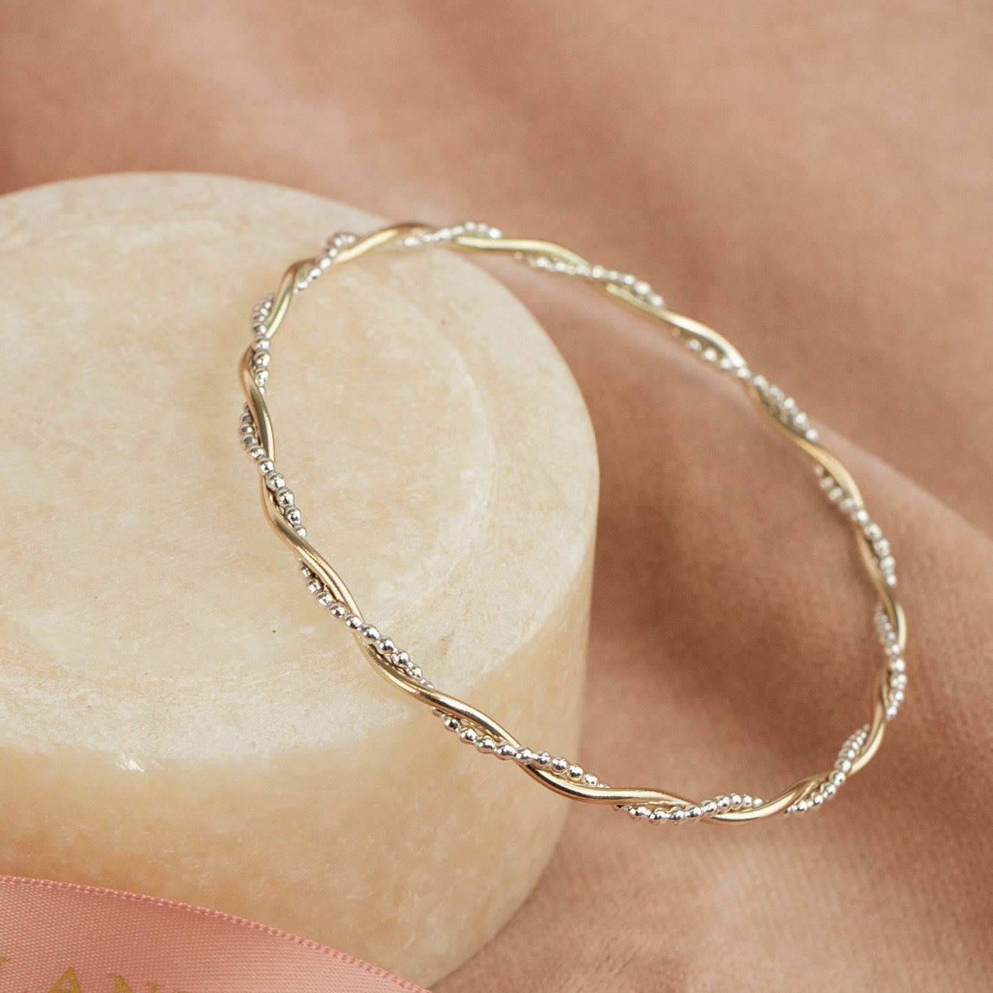 Entwined Bangle - linked for a lifetime