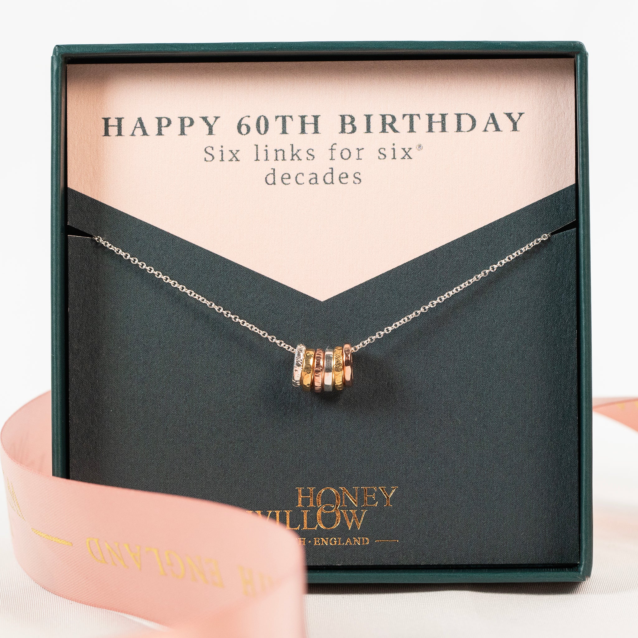 Honey willow 60th birthday necklace Clearance