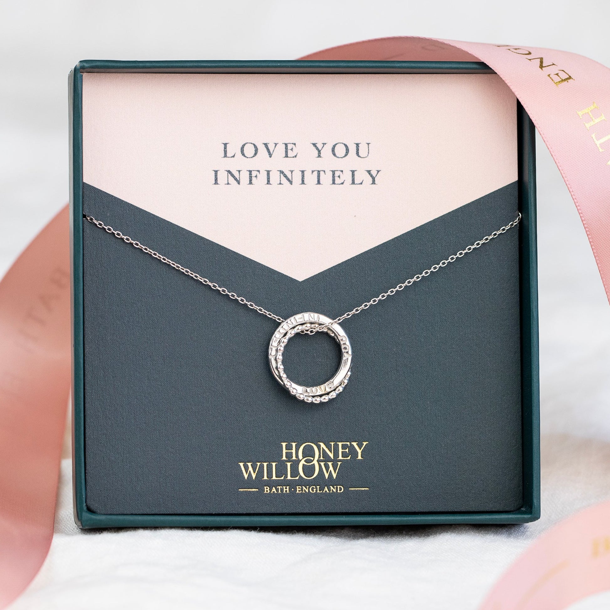 Love You Infinitely Double Link Necklace