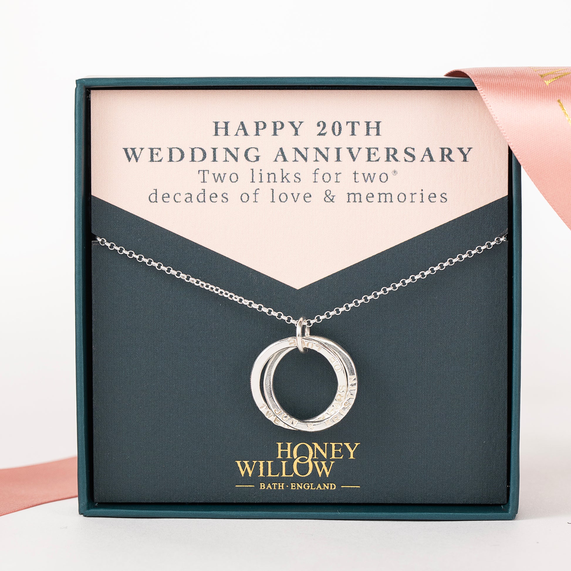 20th wedding anniversary necklace