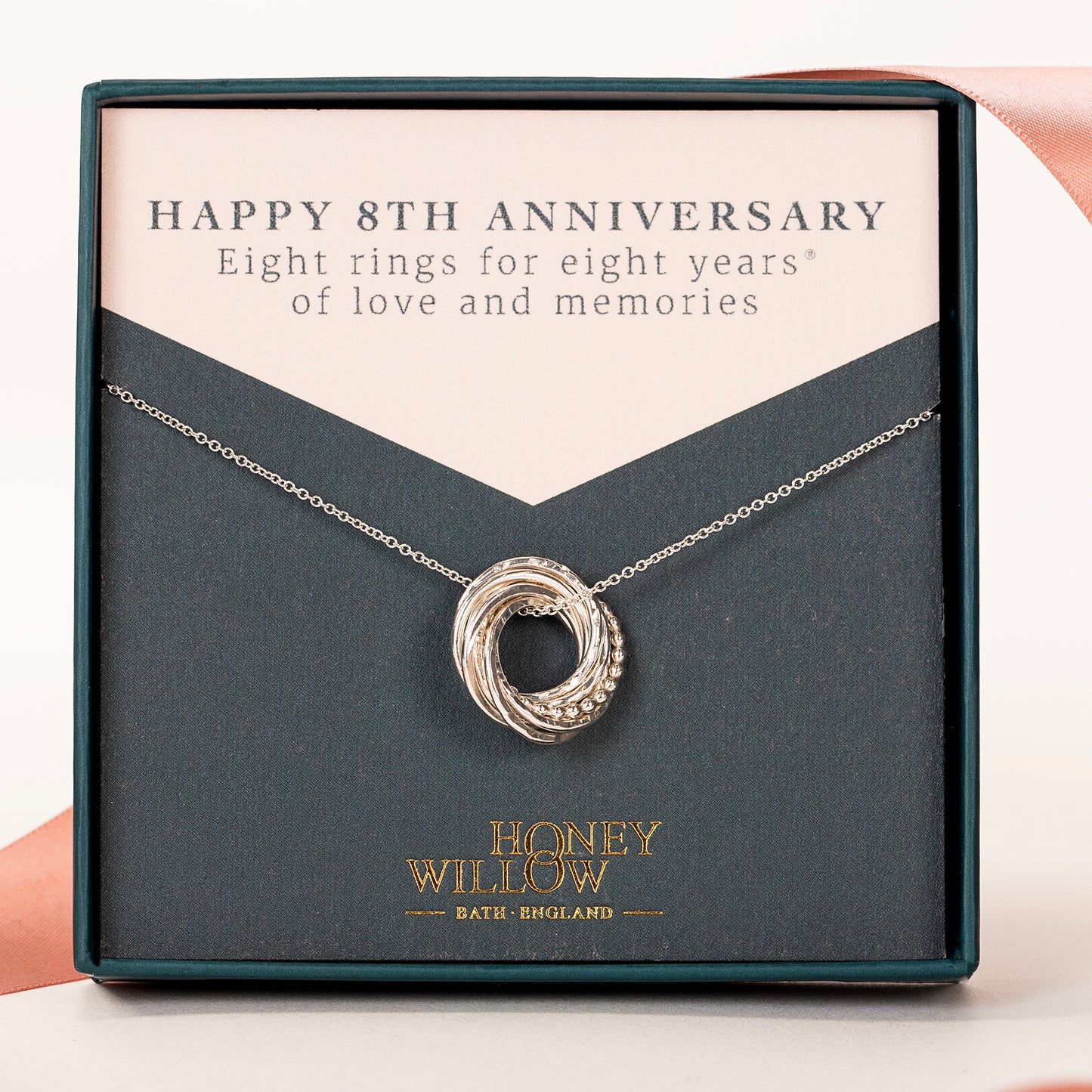 8th anniversary necklace