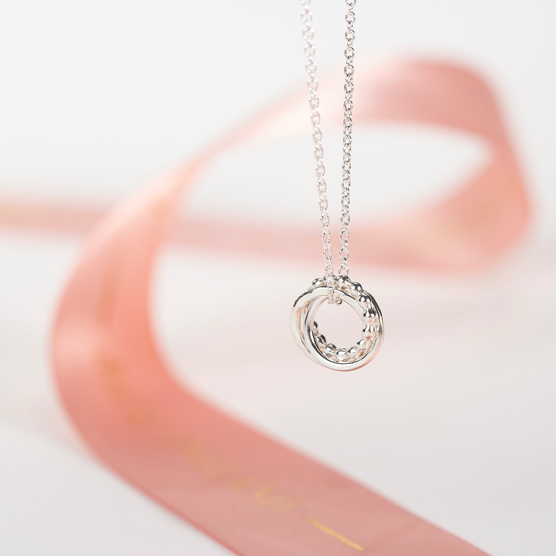 Mum-To-Be Gift - Silver Love Knot Necklace