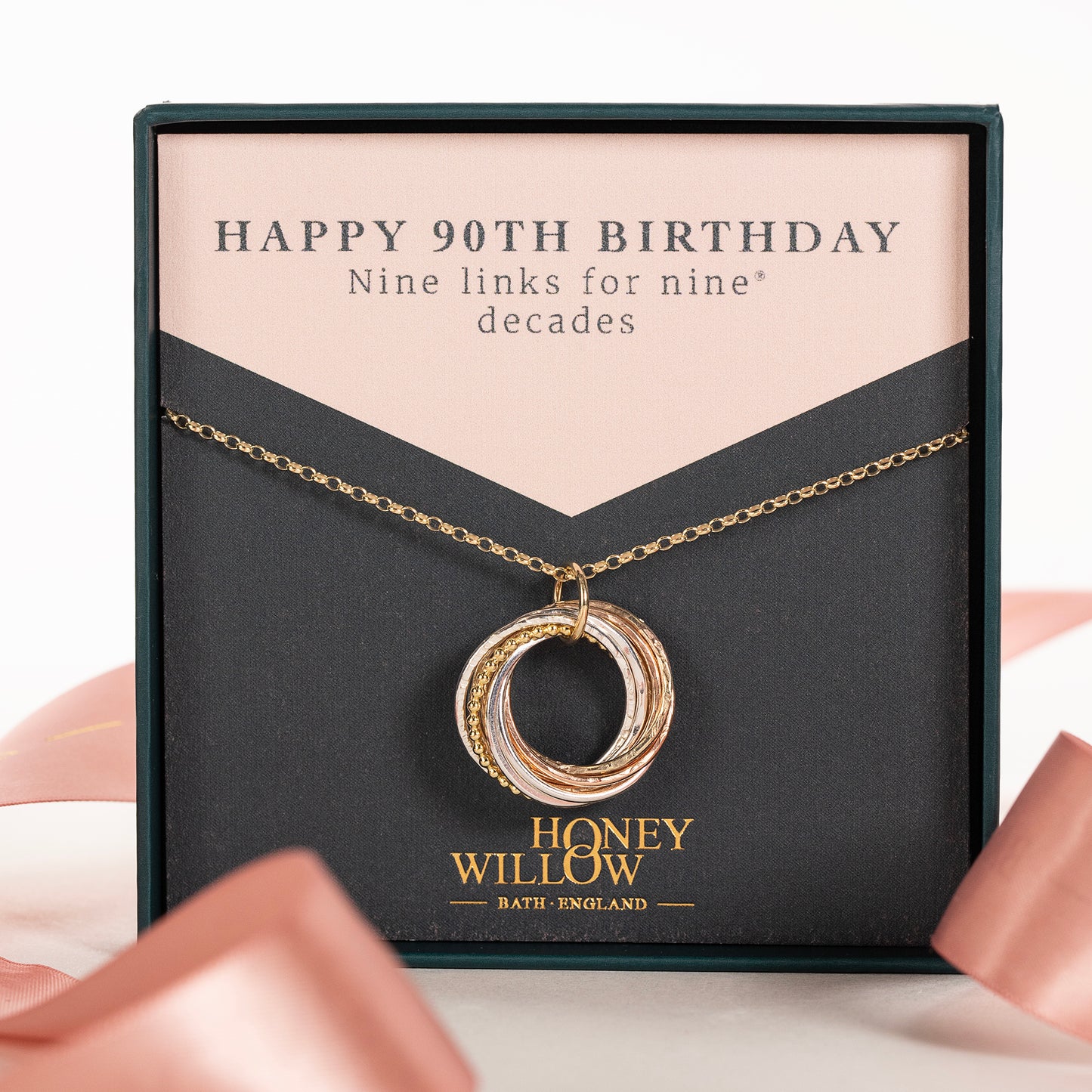 90th birthday necklace