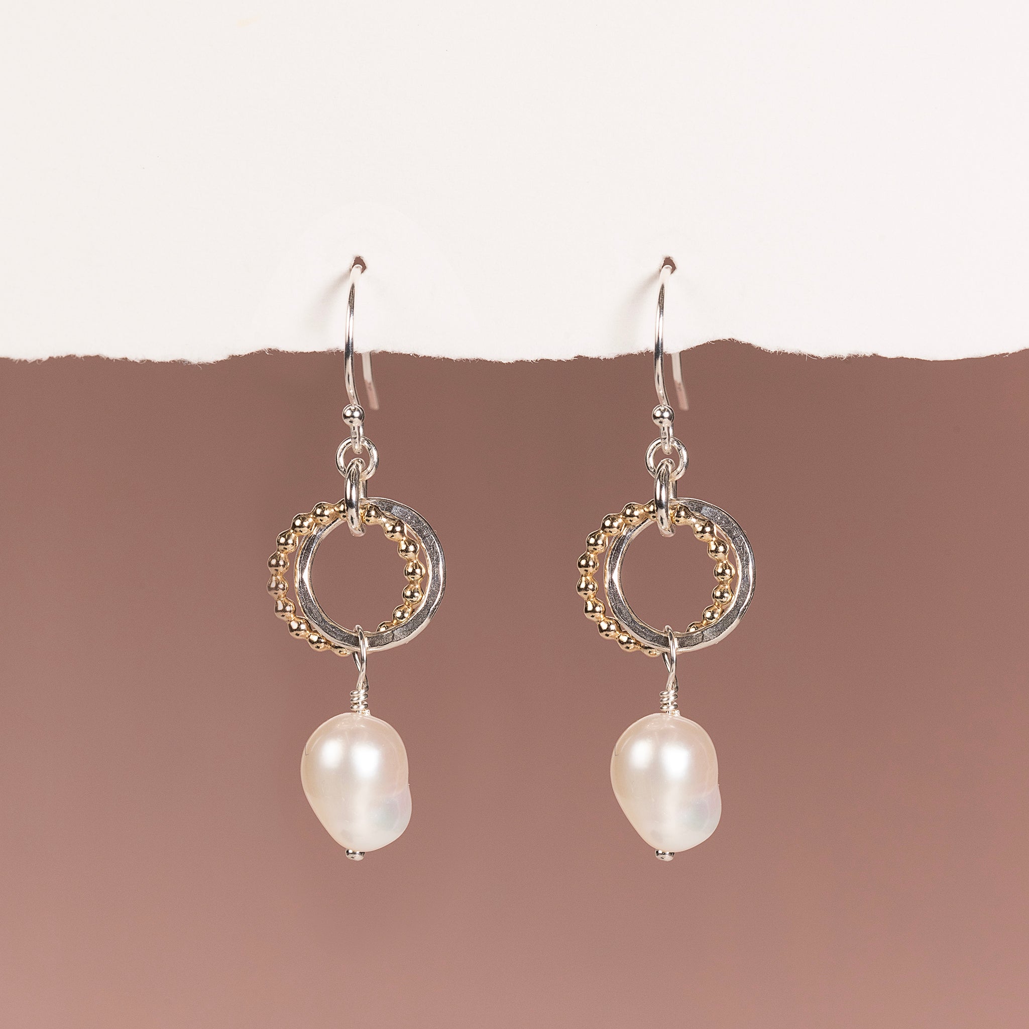 FRYEBLING Pearl Drop Earrings Christmas Gift for online Wife and Mom