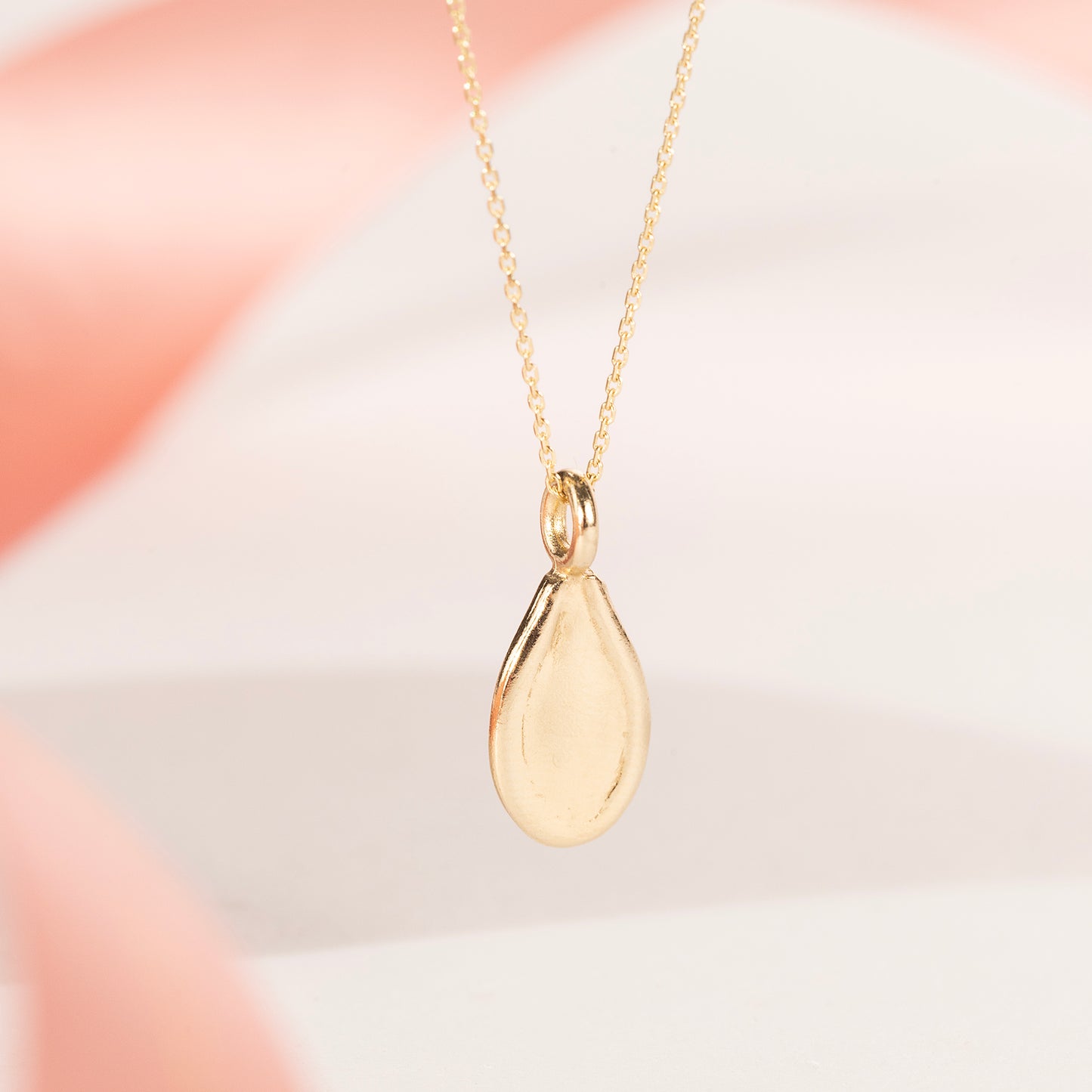 Good Luck At University Gift - 9kt Gold Seed Necklace