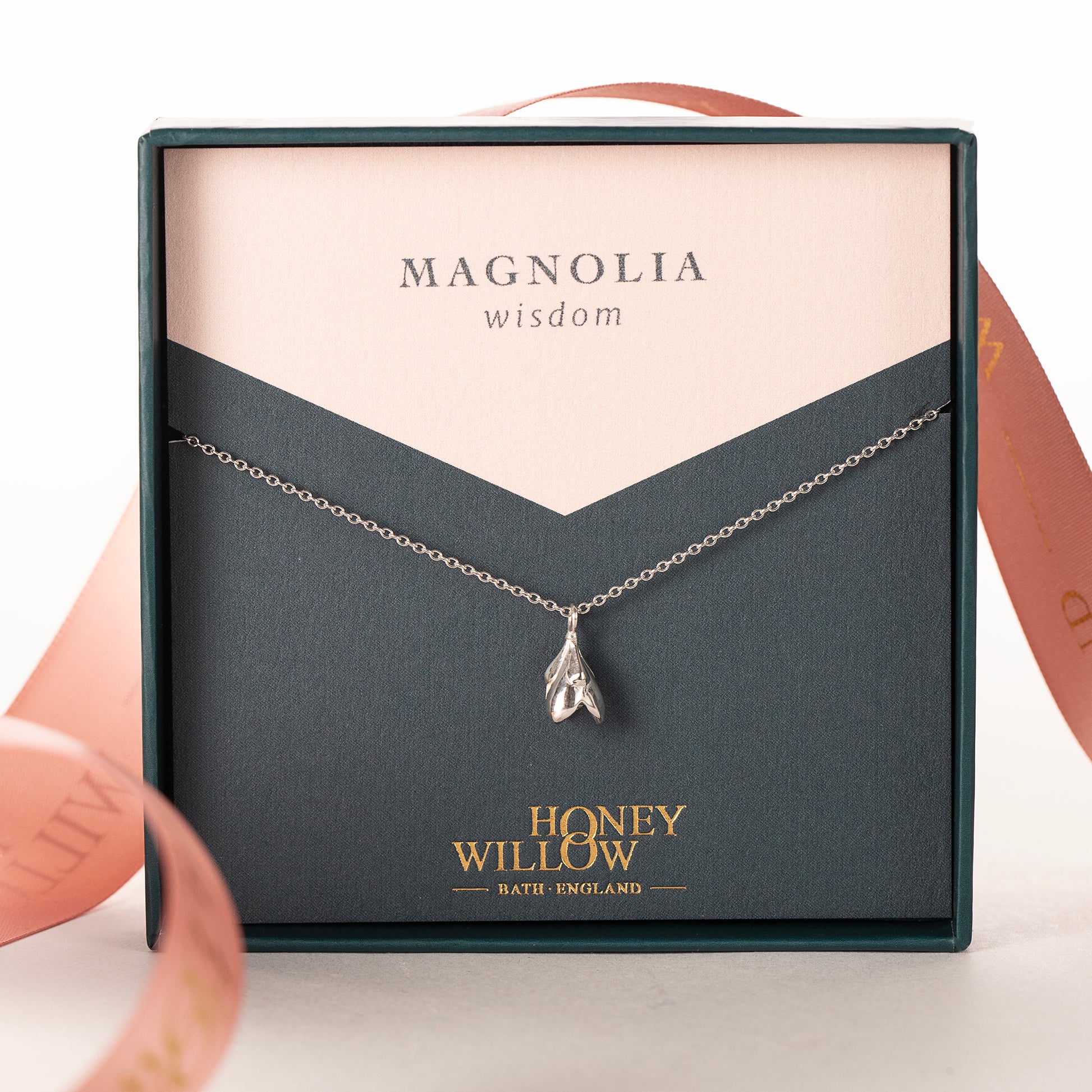 Magnolia Necklace - Wisdom - Silver