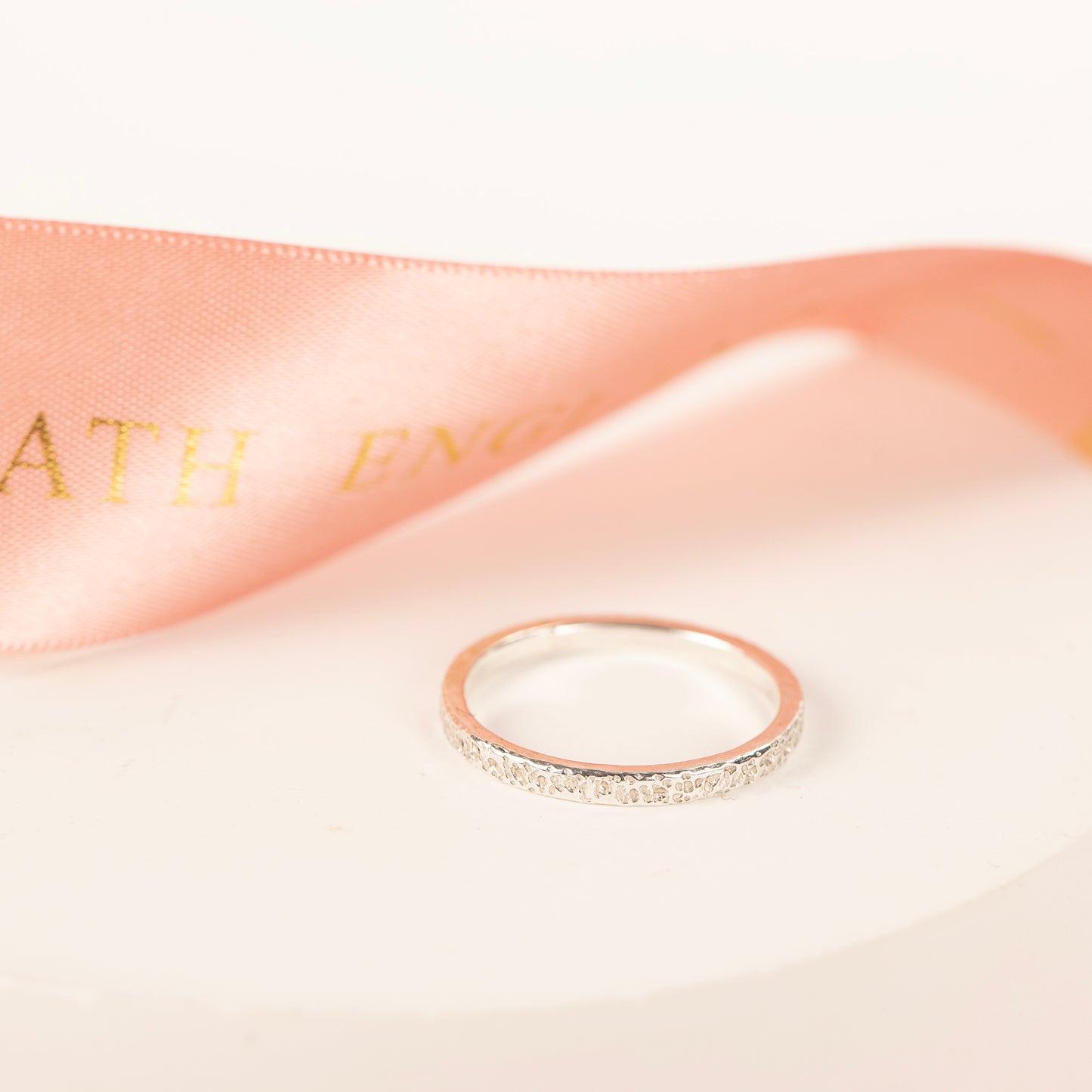 Stardust Textured Silver Ring