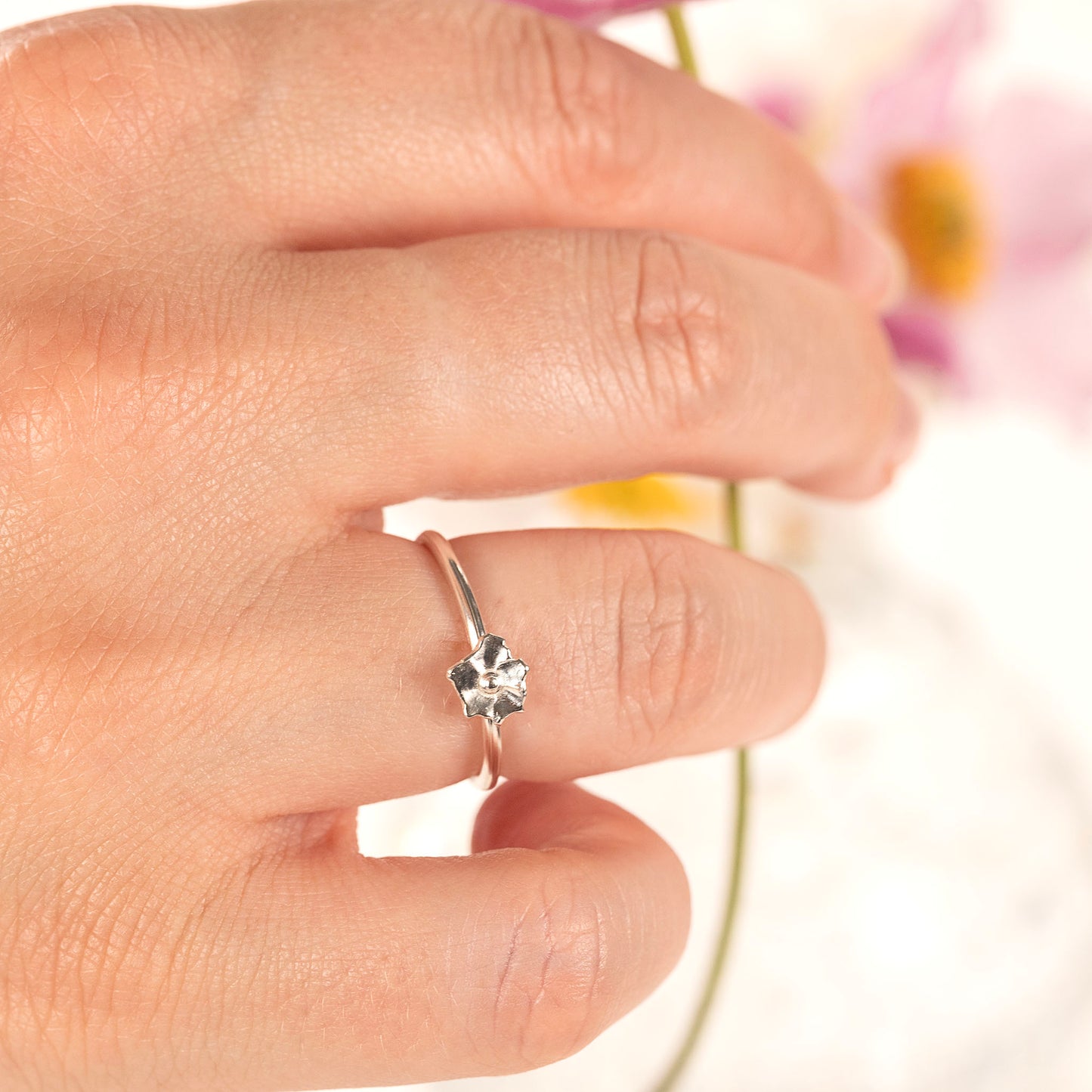 Windflower Ring - Unfading Love - Silver