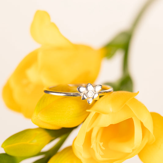 Freesia Ring - Independence - Silver
