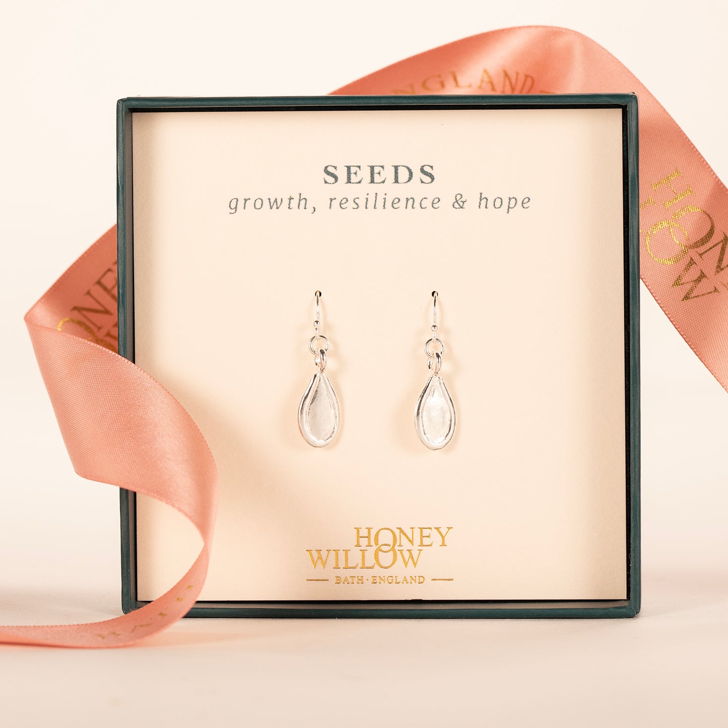 Silver Seed Earrings